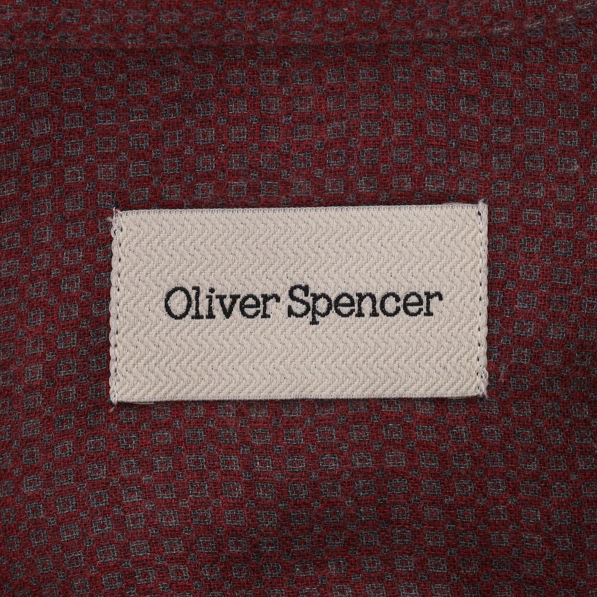 Uomo Camicia classica in cotone di Oliver Spencer