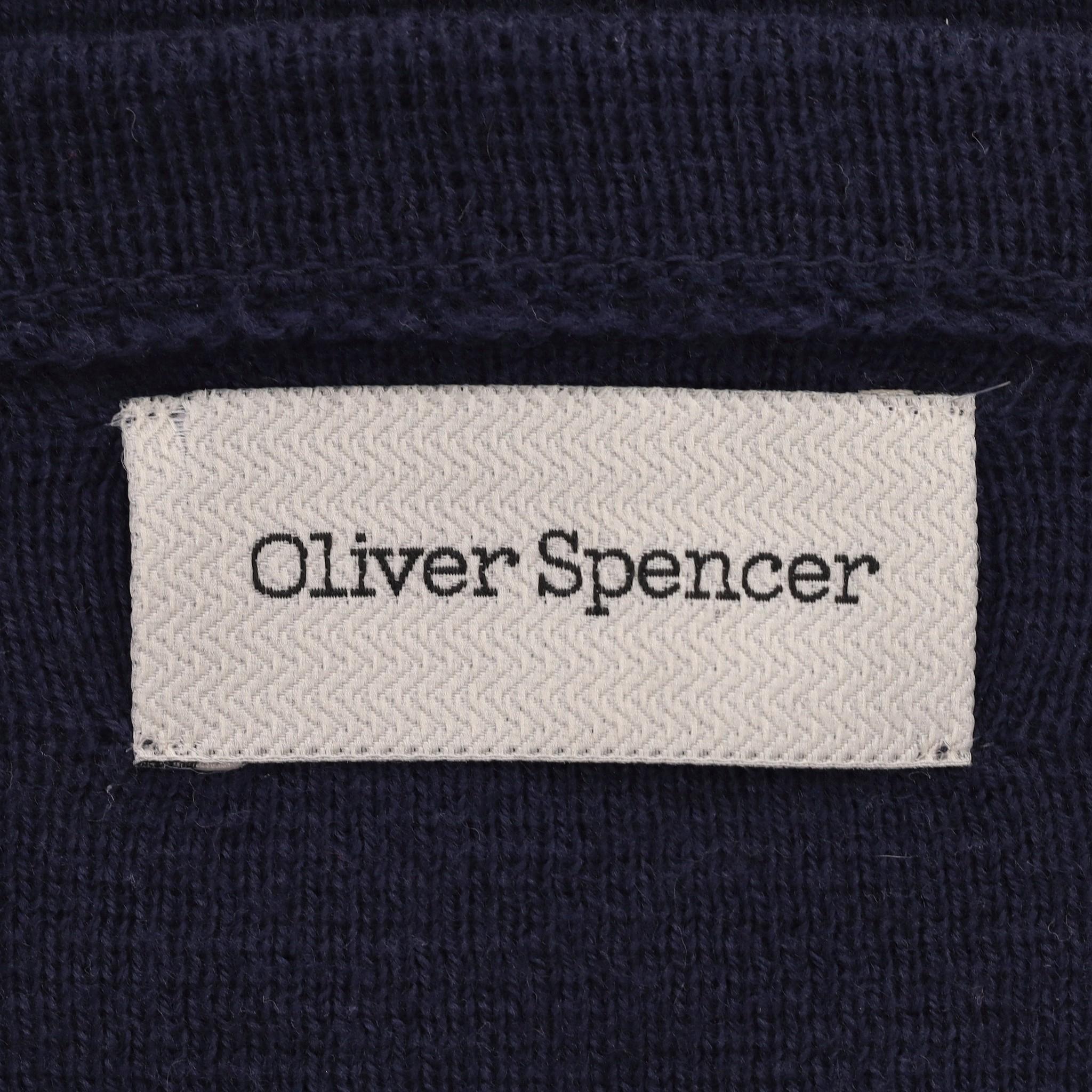 Pull rayé Oliver Spencer en coton et laine mélangées Pour hommes en vente