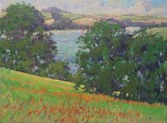 Oliver Warman English Original IMPRESSIONIST Oil Painting of Salcombe Devon