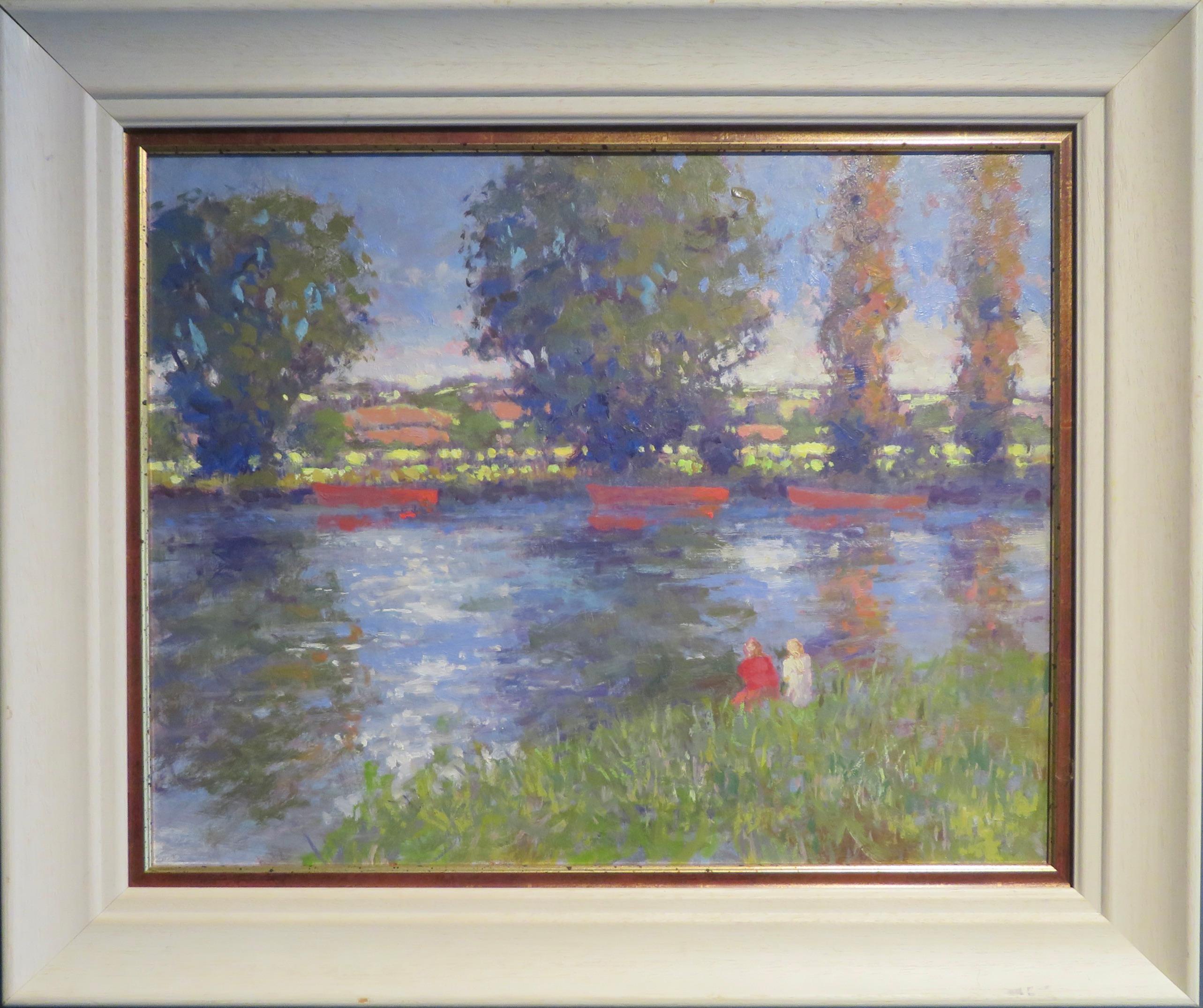 Original 20thC French Post Impressionist oil painting By Oliver Warman RBA
