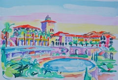 RIVIERA : Monaco - Original Lithograph, HANDSIGNED & Ltd /250