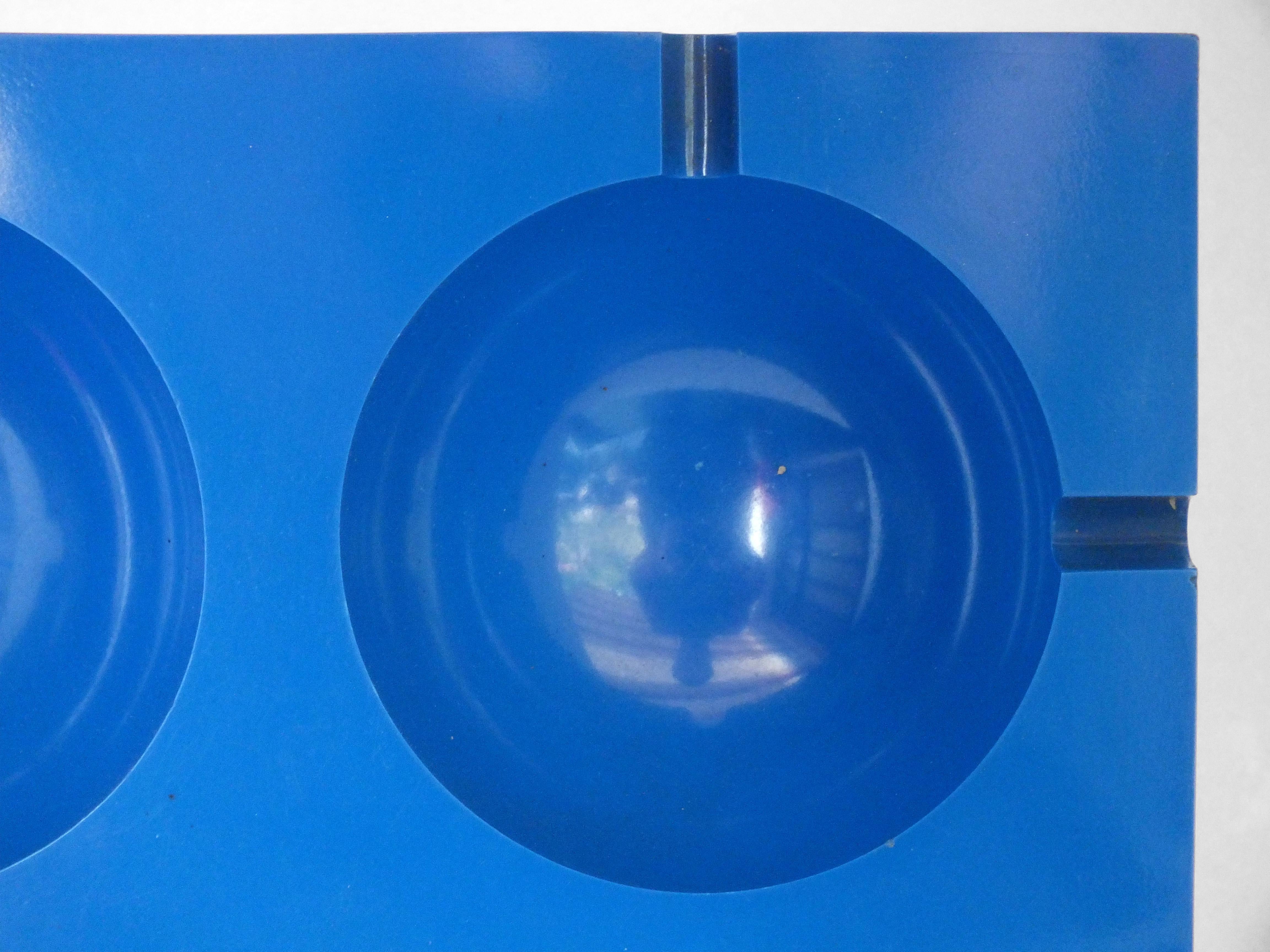 Olivetti von Sampa Produktion in den Jahren '60 von Giorgio Soavi Design blau verirrt im Zustand „Gut“ im Angebot in Biella, IT