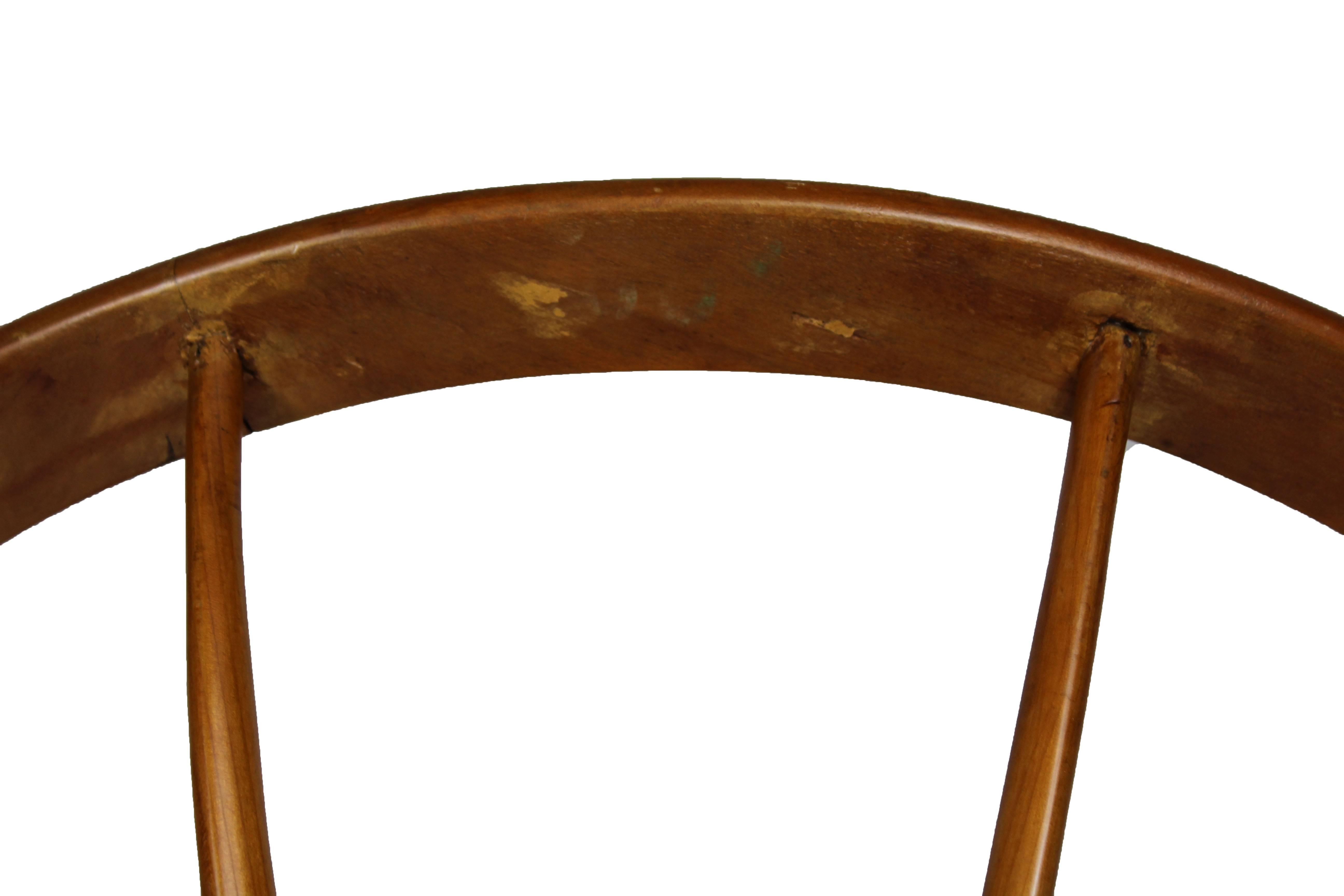 Olivewood Midcentury Italian Spider-Leg Table with Glass and Brass Base, 1950s 2