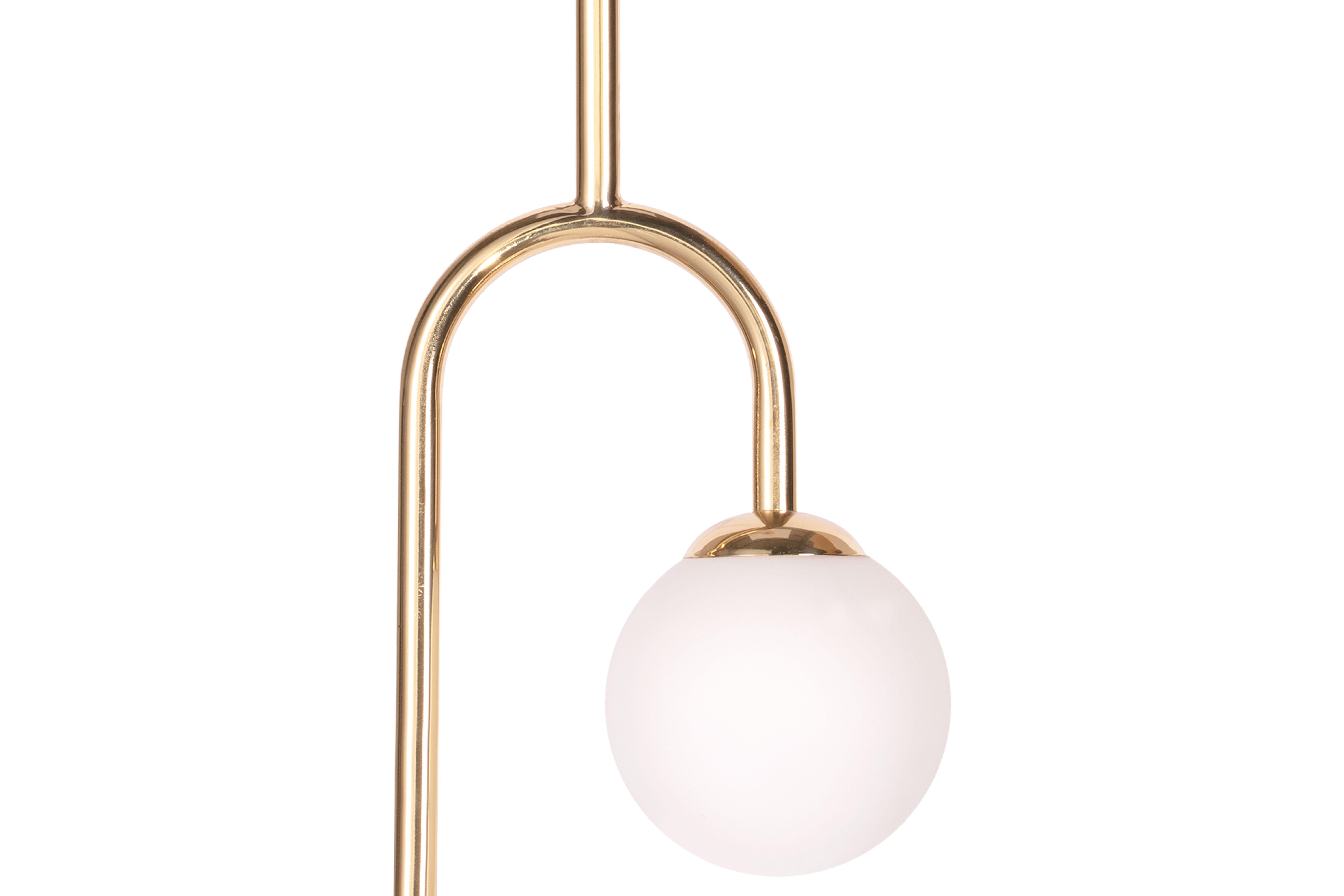 Modern Olivia Brass Ceiling Lamp, Royal Stranger For Sale