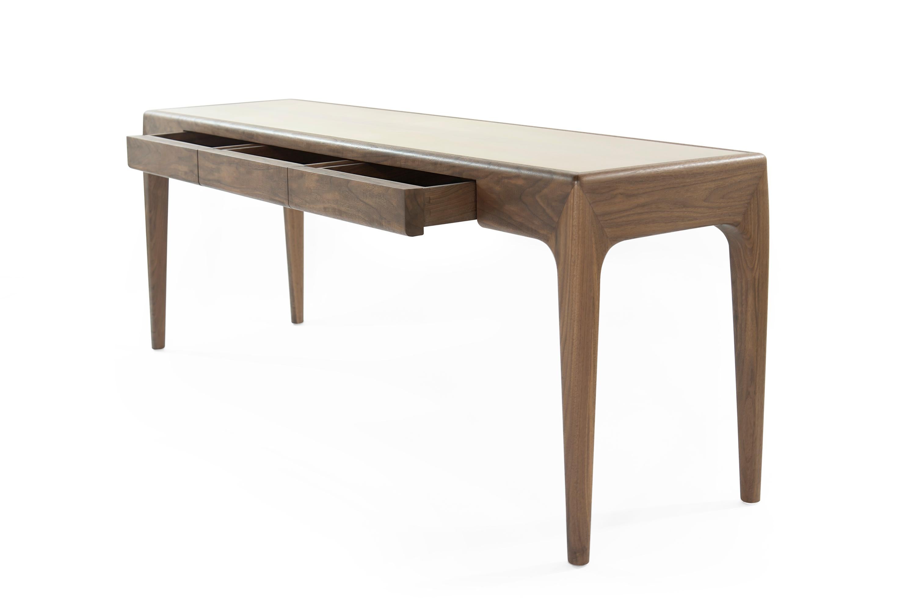 Walnut Olivia Console Table by Stamford Modern