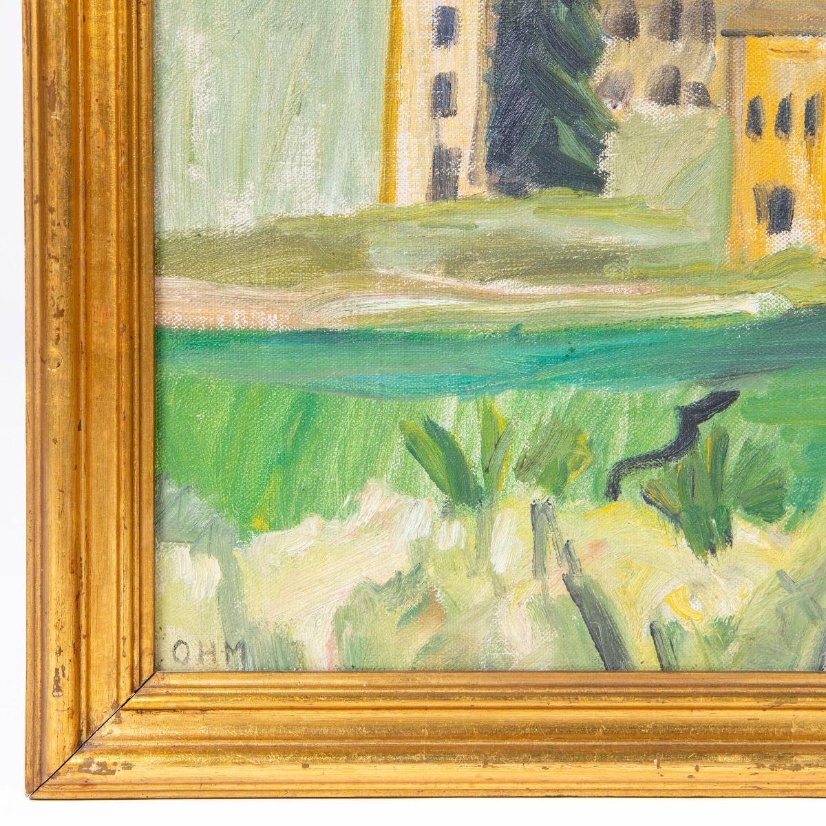 Olivia Holm-Møller - Ölgemälde aus Italien (Leinwand) im Angebot