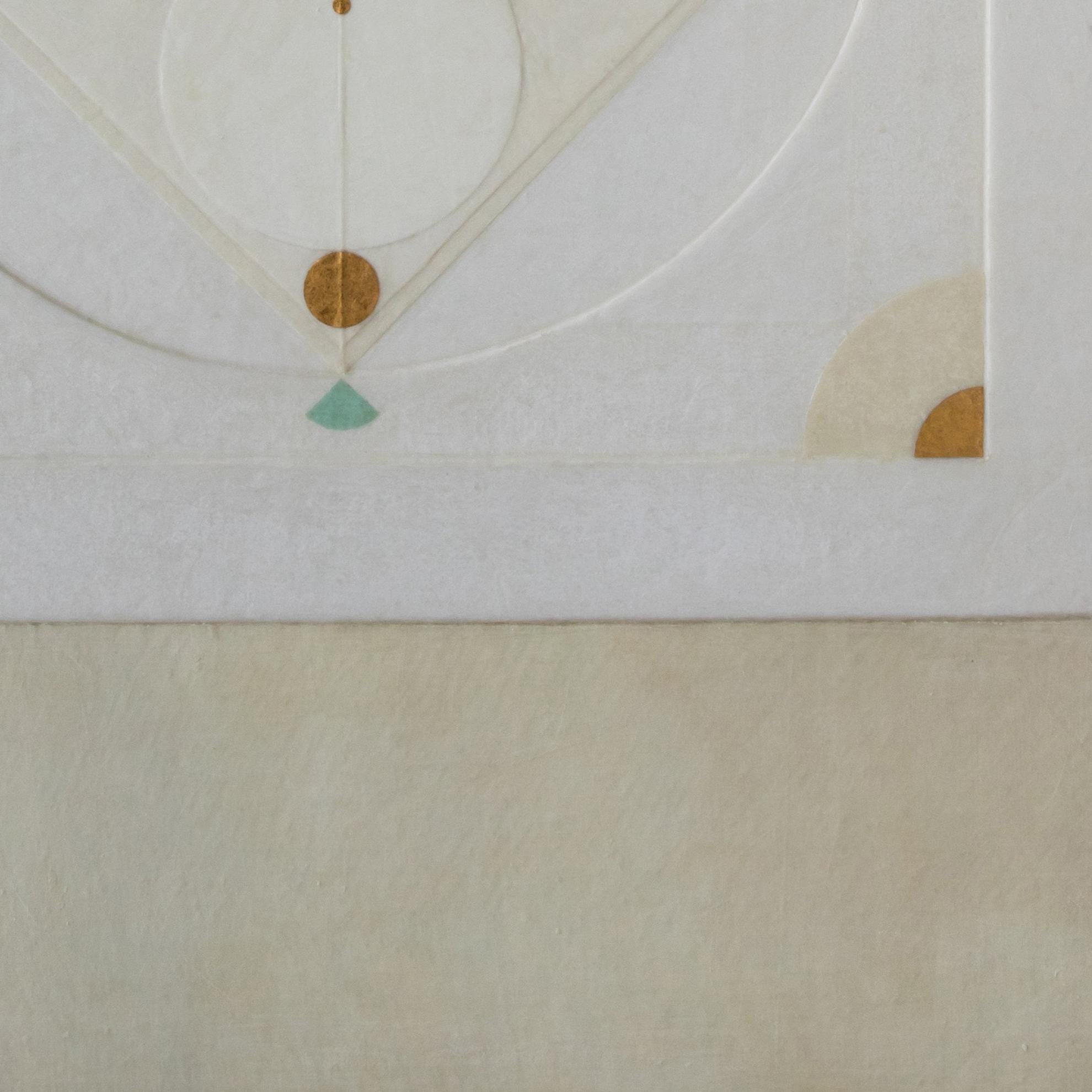 Munroe, qui a reçu une formation de graveur, crée des peintures sublimes dont l'imagerie s'inspire des formes archétypales du cercle et du carré. Utilisant des outils et des procédés de l'époque où elle faisait de la gravure et des matériaux