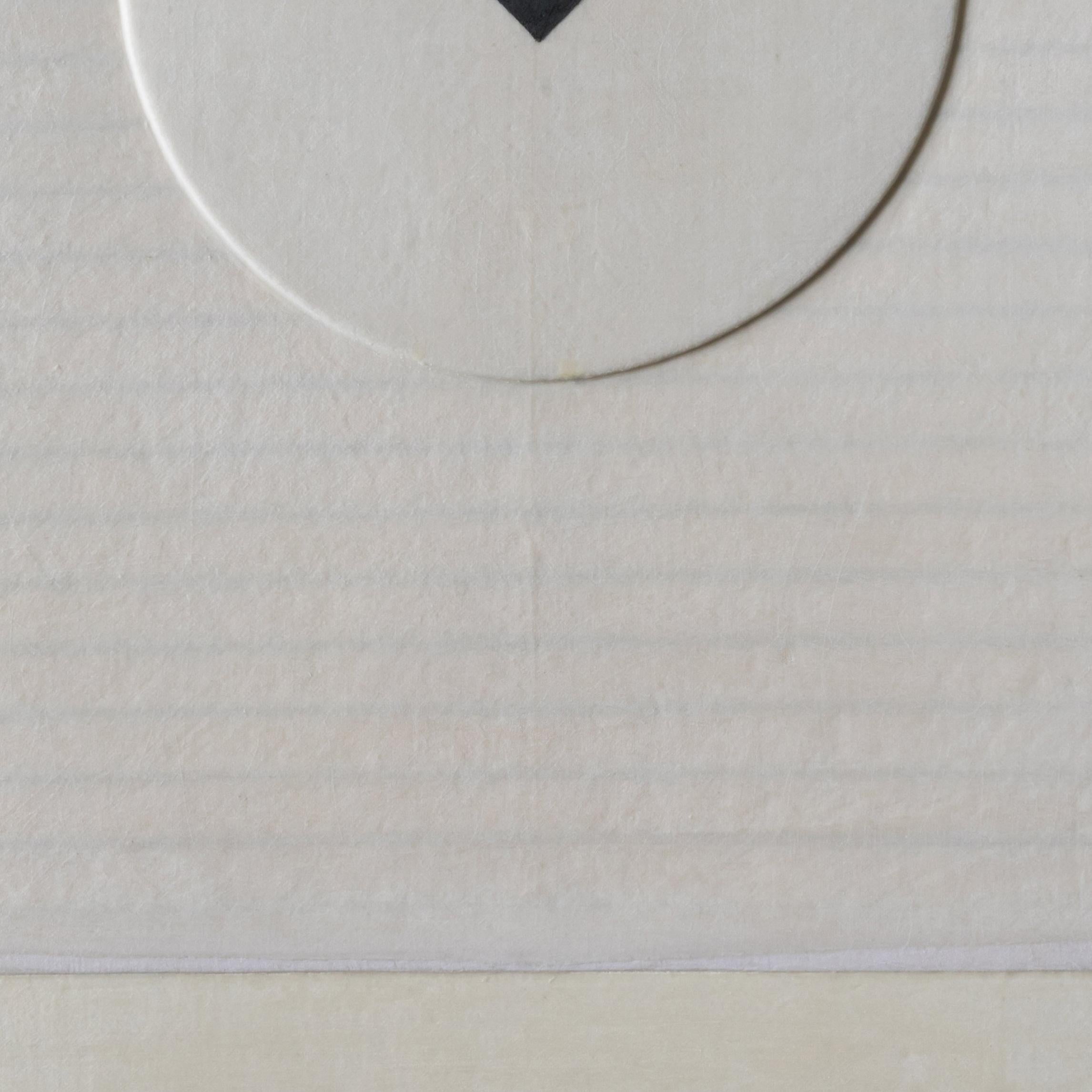 Untitled - Gray Abstract Painting by Olivia Munroe