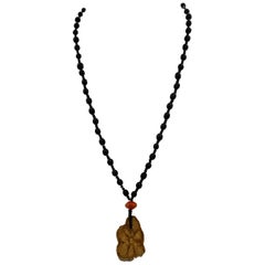 Olivia Newton-John Estate Personal Australian Wood Seed Necklace Guaranteed