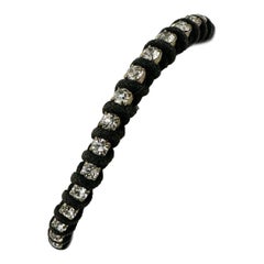 Olivia Newton-John Estate Personal Leather Rhinestone Bracelet Guaranteed