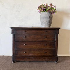 Olivia Reclaimed Pine 5 Drawer 46" Dresser - Walnut