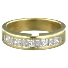 Olivia - Ring with diamonds 18k yellow gold
