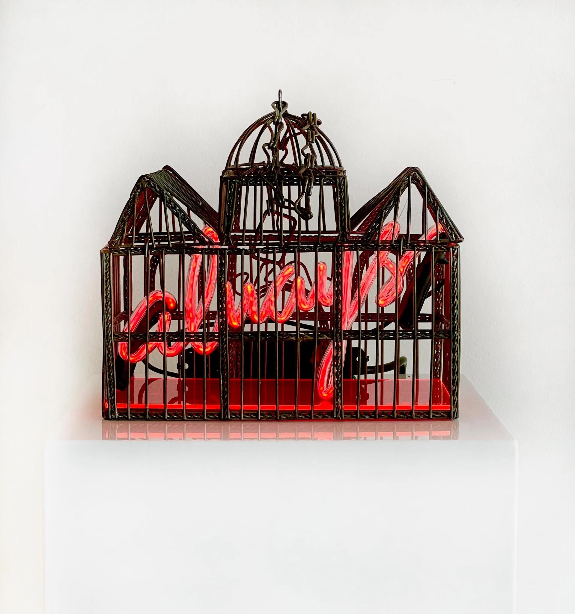 Always (Birdcage) - Mixed Media Art by Olivia Steele