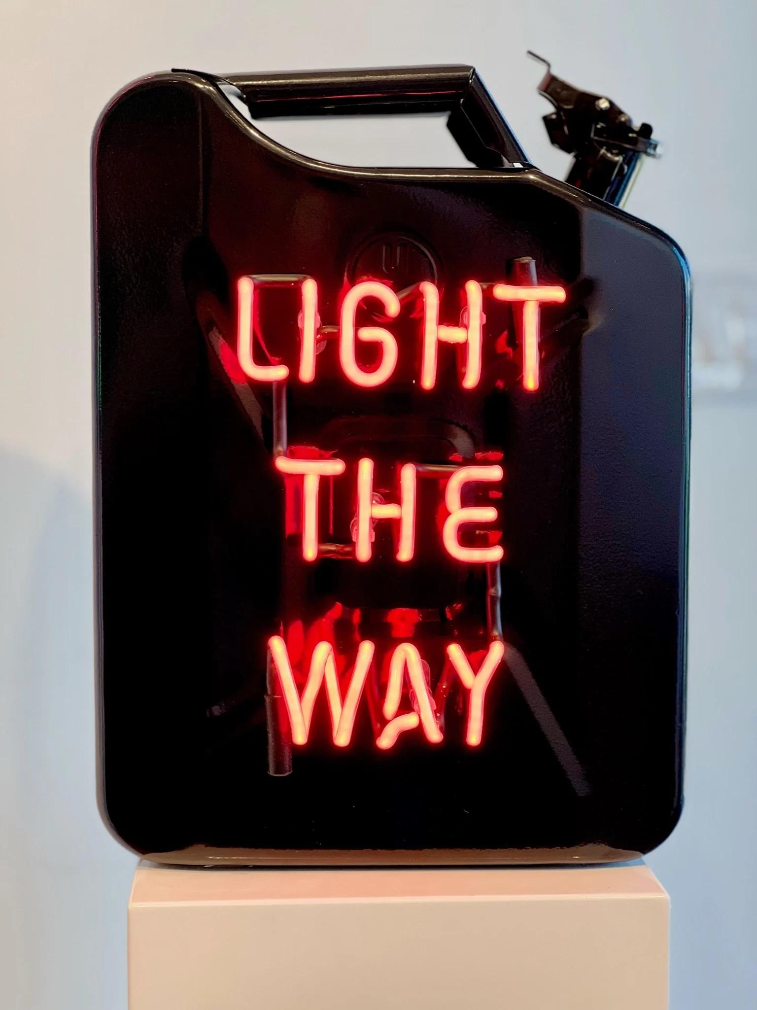 Light The Way (Black) - Contemporary Sculpture by Olivia Steele