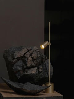 Olivia Table Lamp in Brushed Brass by Nuumbra