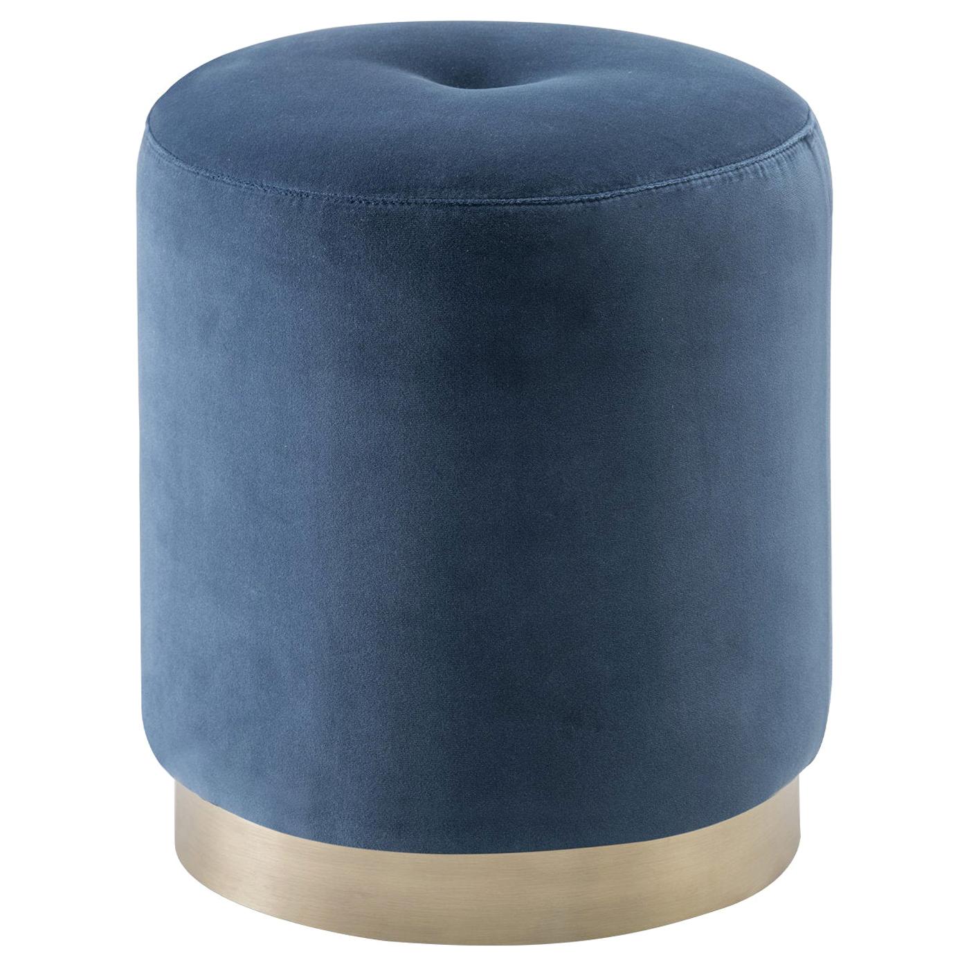 Olivia Velvet Pouf by Filippo Dini