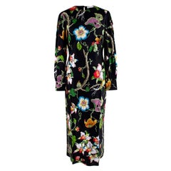 Olivia Von Halle Aureta Beatrice Floral-print Silk Midi Dress - Size M