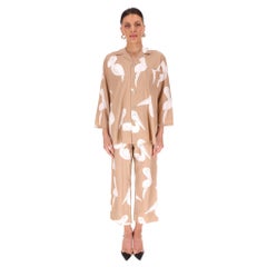 Olivia Von Halle Cotton & Silk Pelican Print Pyjamas