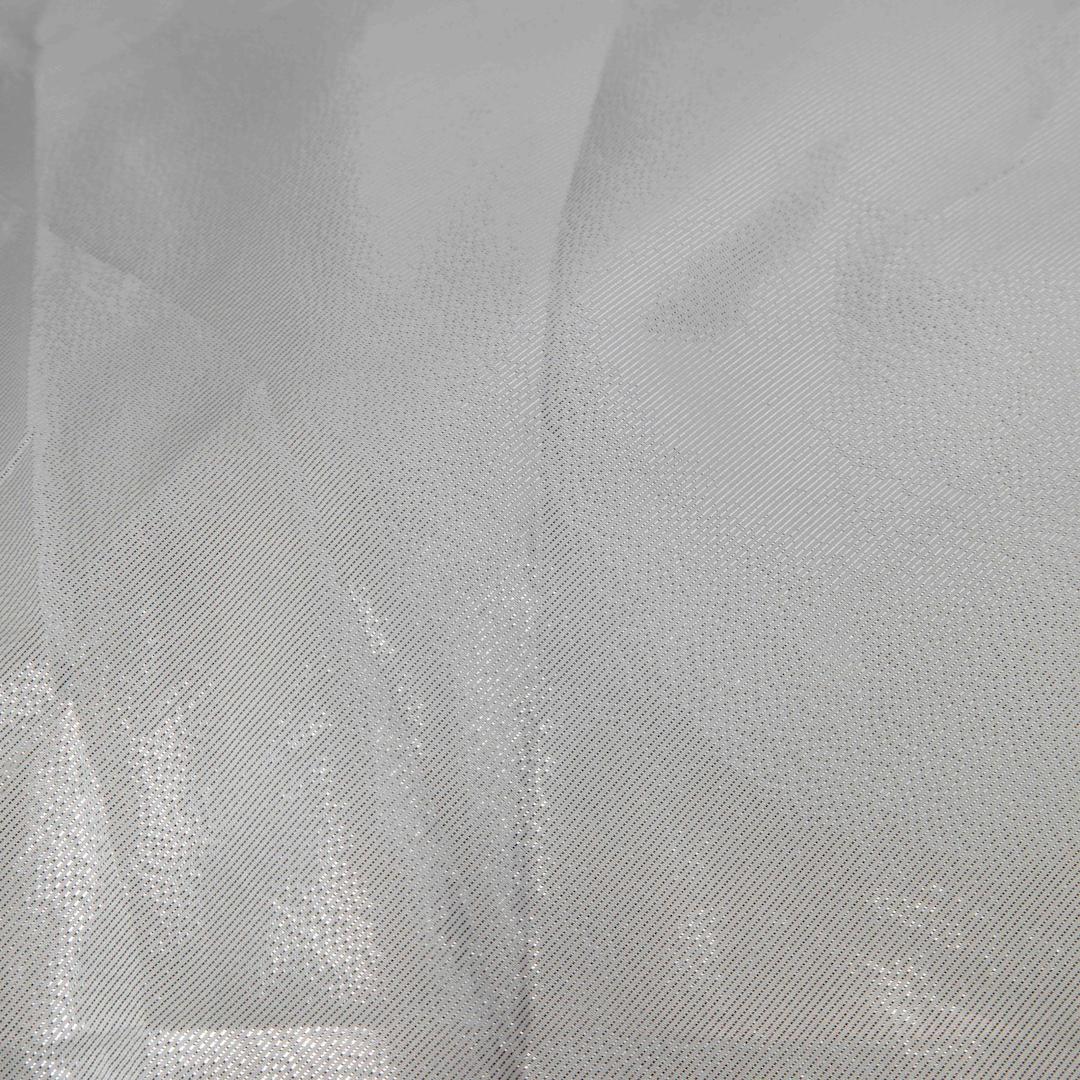 Women's Olivia Von Halle Silver Silk Midi Dress Size S