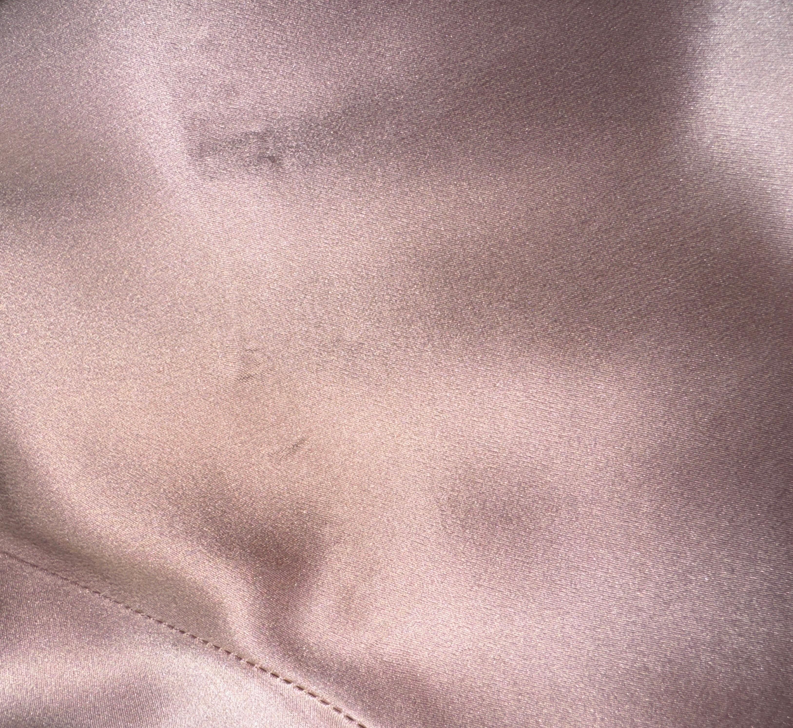 De las mujeres OLIVIA VON HALLE Bata intemporal de seda rosa rubor con cinturón XS/S en venta