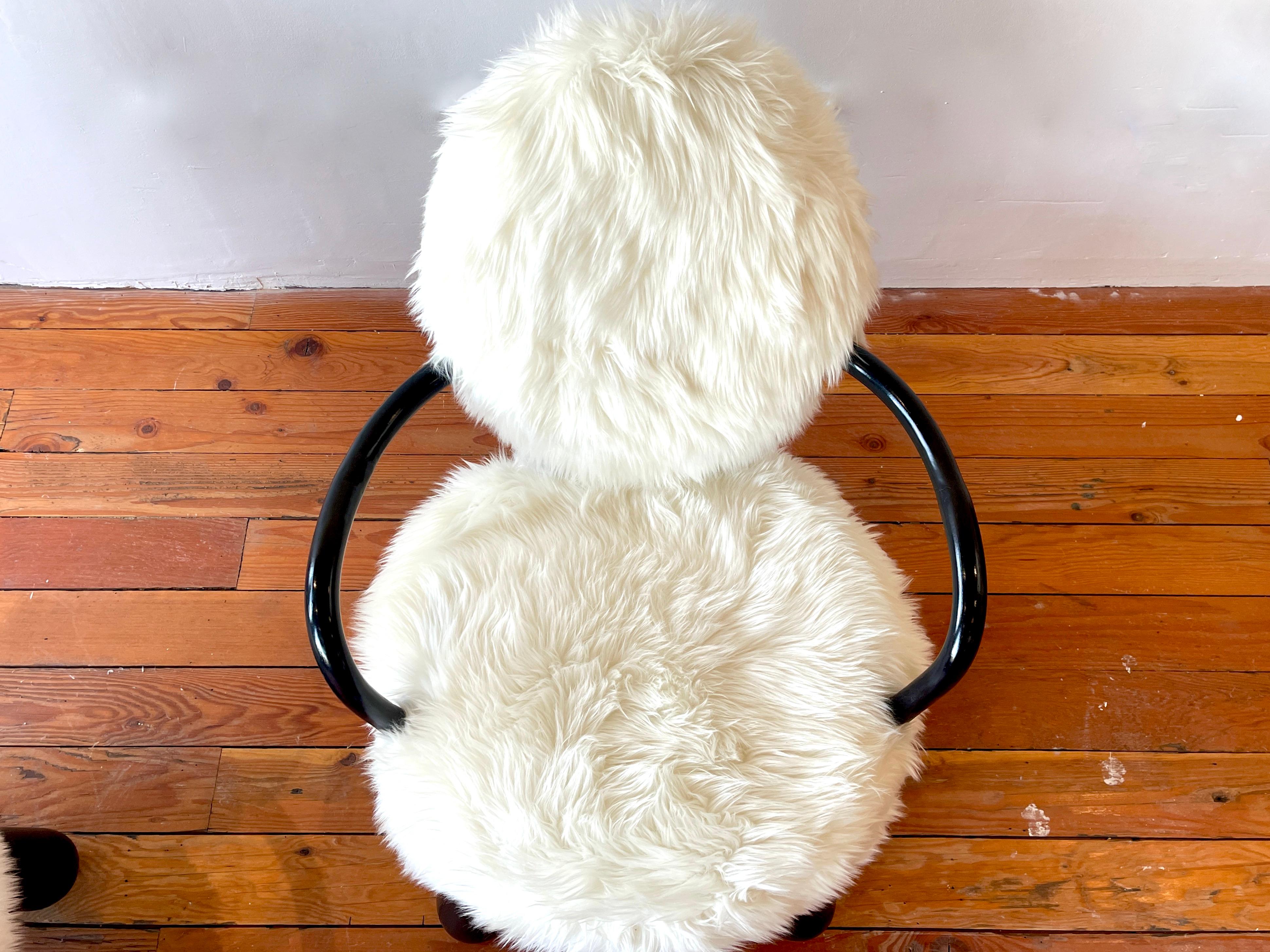 Fausse fourrure Chaises Olivier De Schrijver