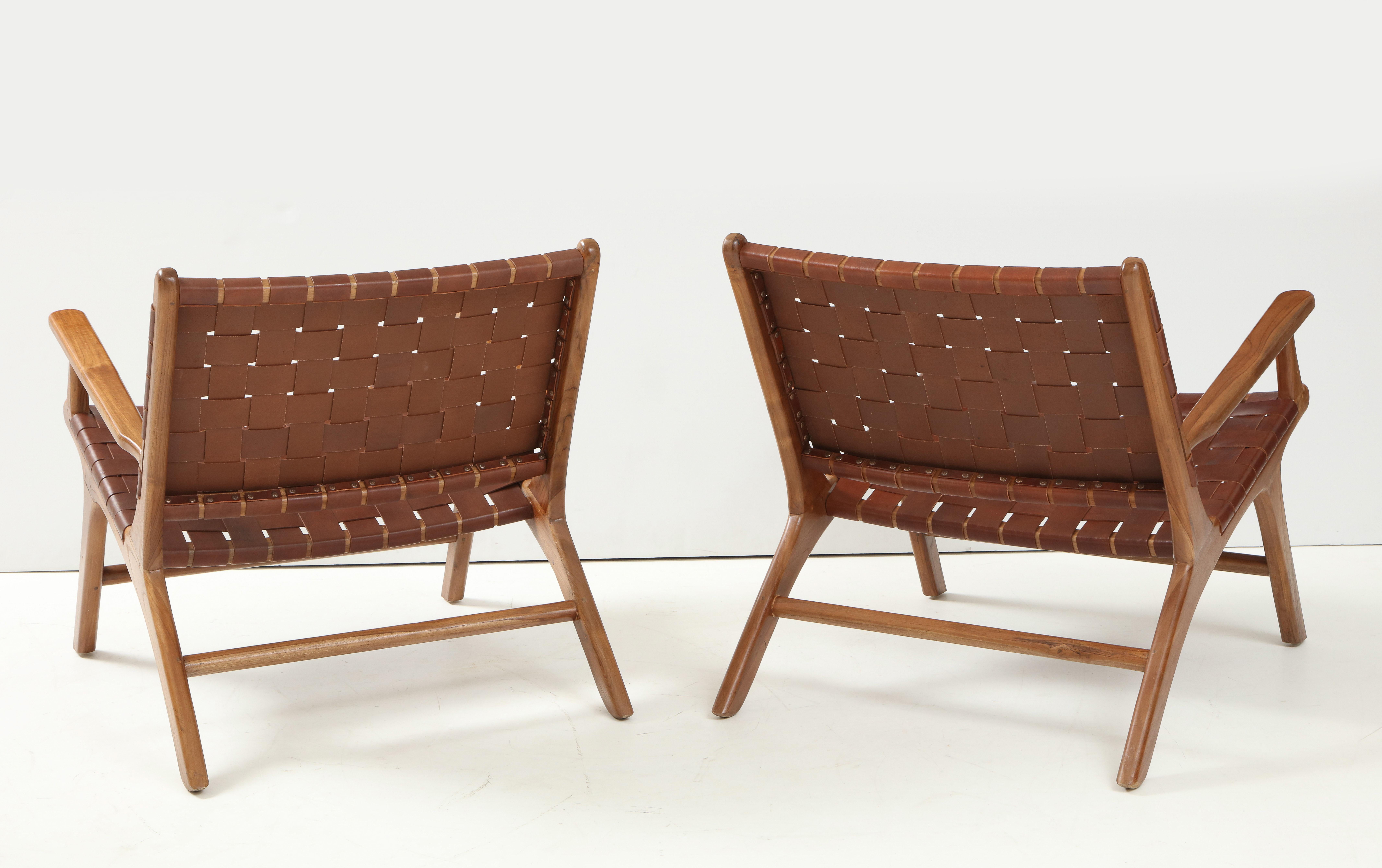 Modern Olivier De Schrijver, 'Hollywood' Leather Armchairs, Belgium, Signed & Numbered For Sale