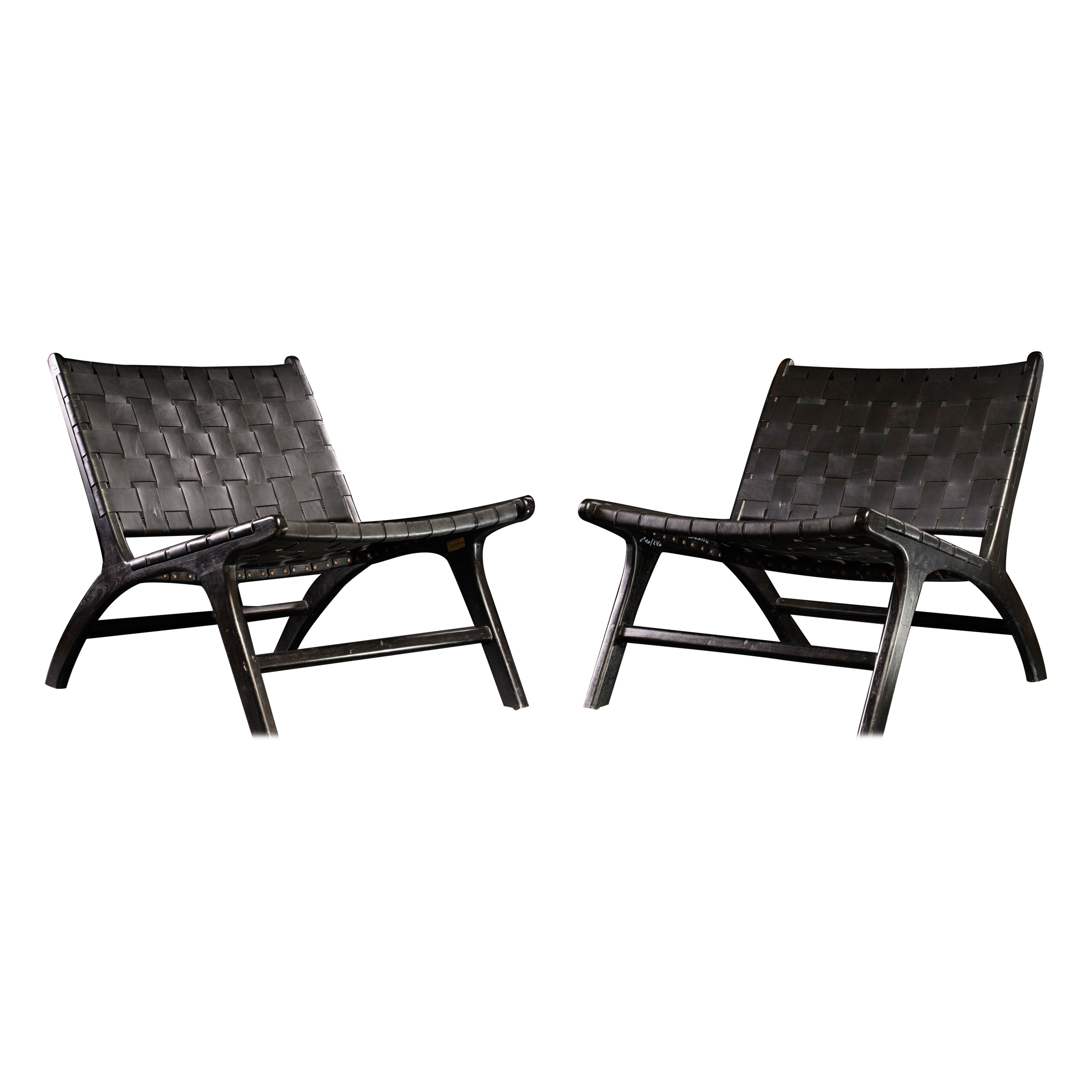 椅子 Olivier De Schrijver Leather Wood Chair 1.png?format=1000w