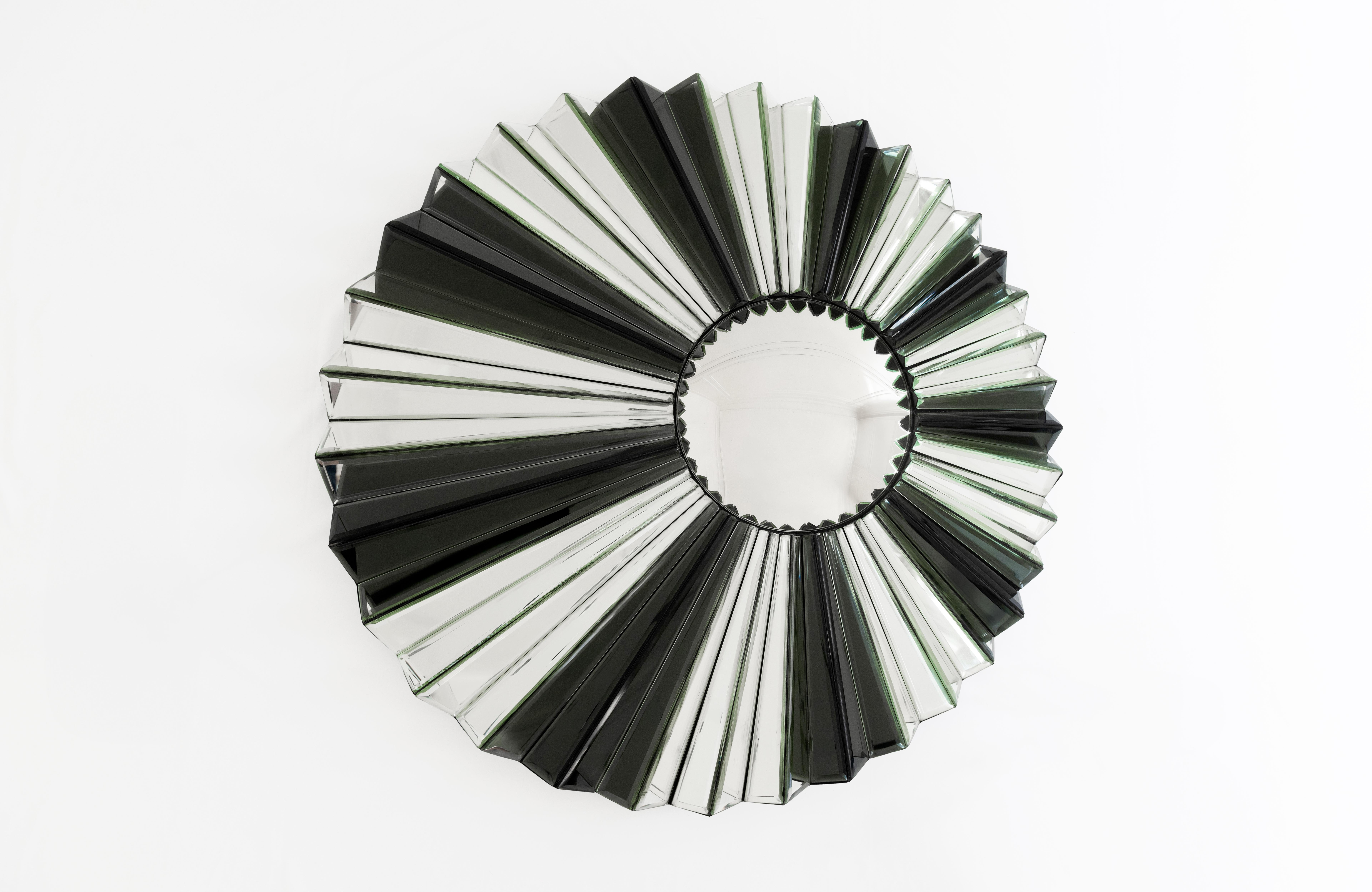 Olivier De Schrijver - Gran Contemporáneo Firmado Relieve Negro Espejo Contemporáneo Siglo XXI y contemporáneo en venta
