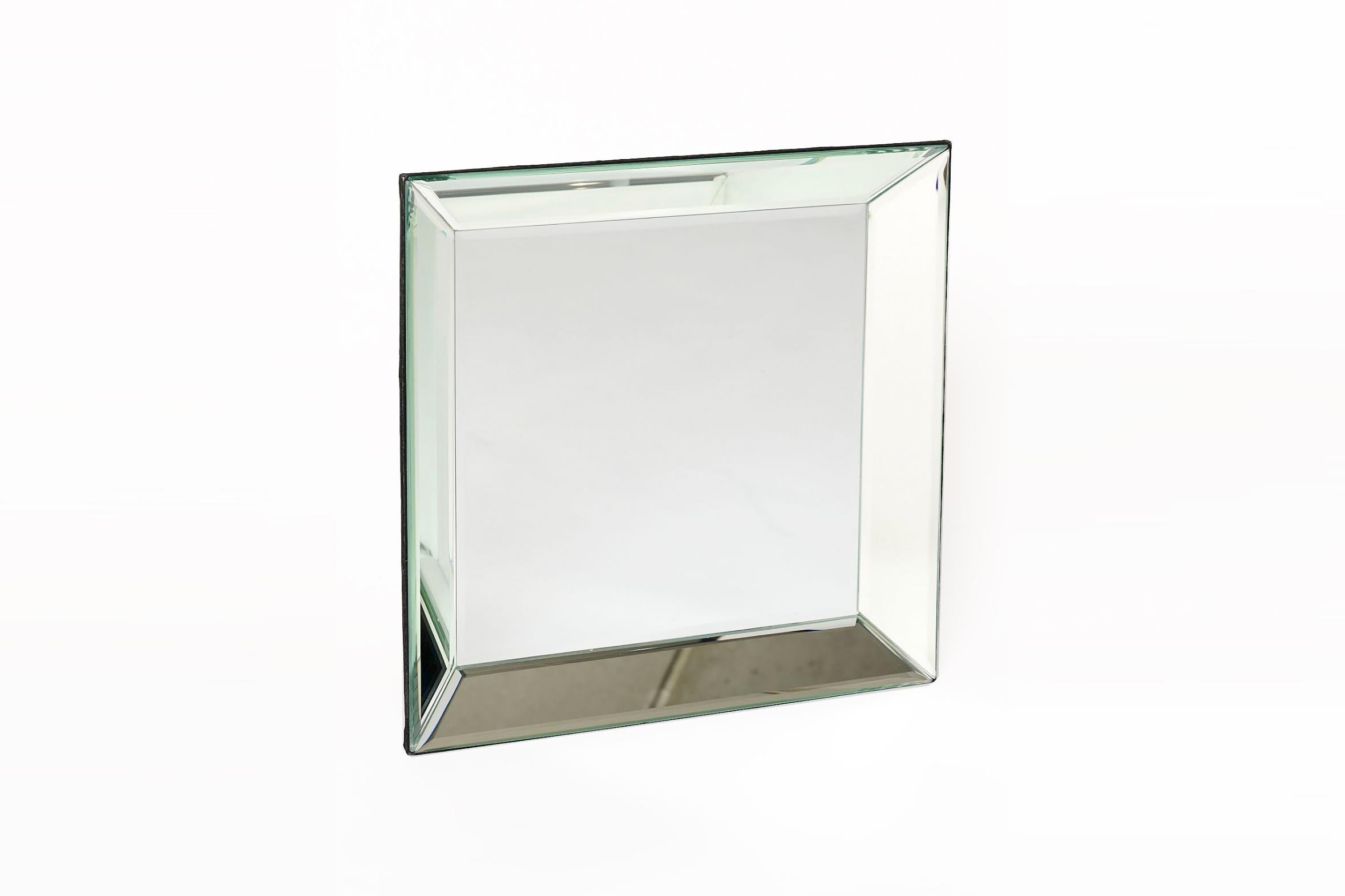 Velvet Olivier de Schrijver - Set of 4 Square Contemporary Mirrors, Signed and Numbered For Sale