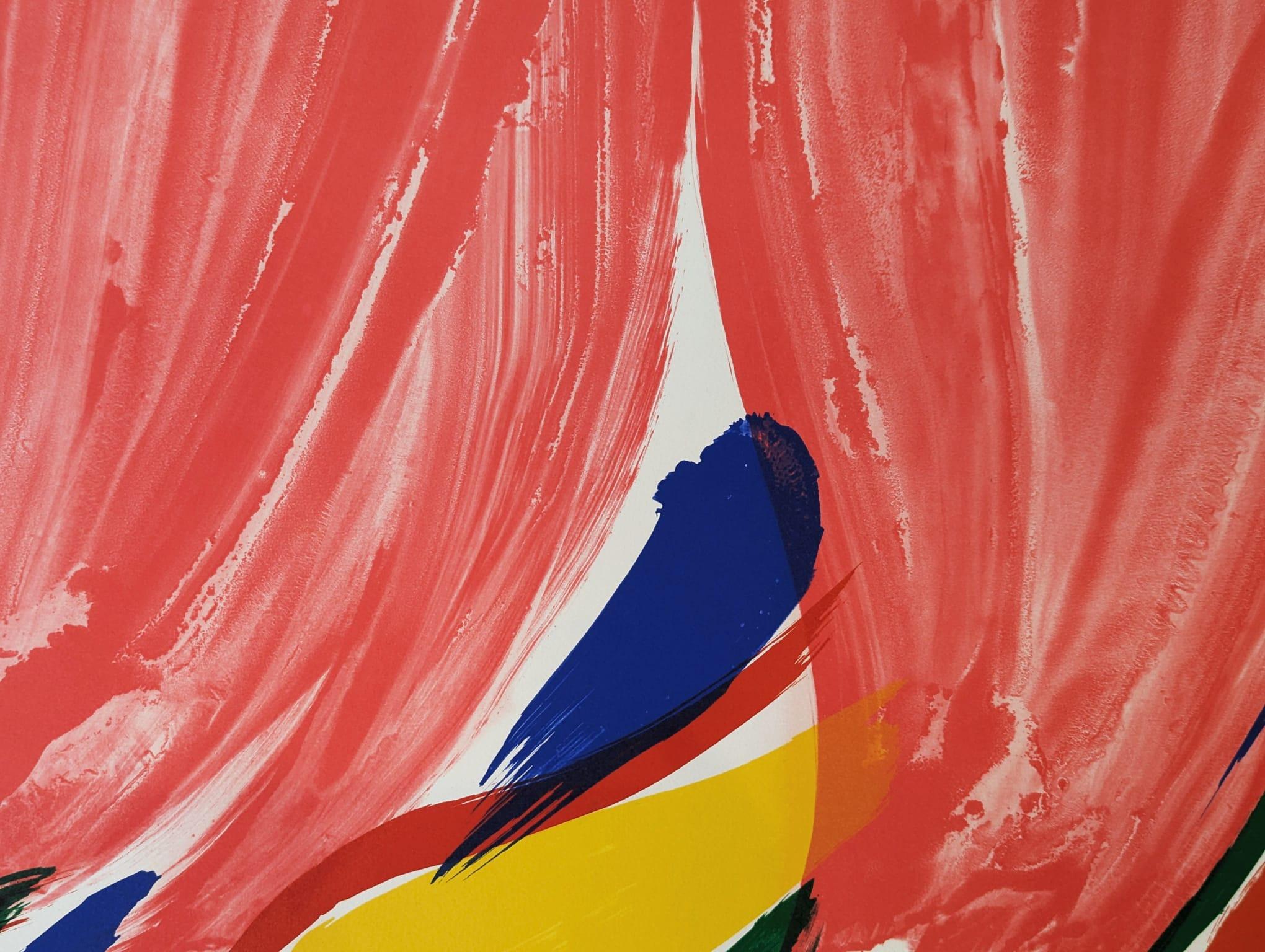 Signe-paysage - Print Astratto di Olivier Debre