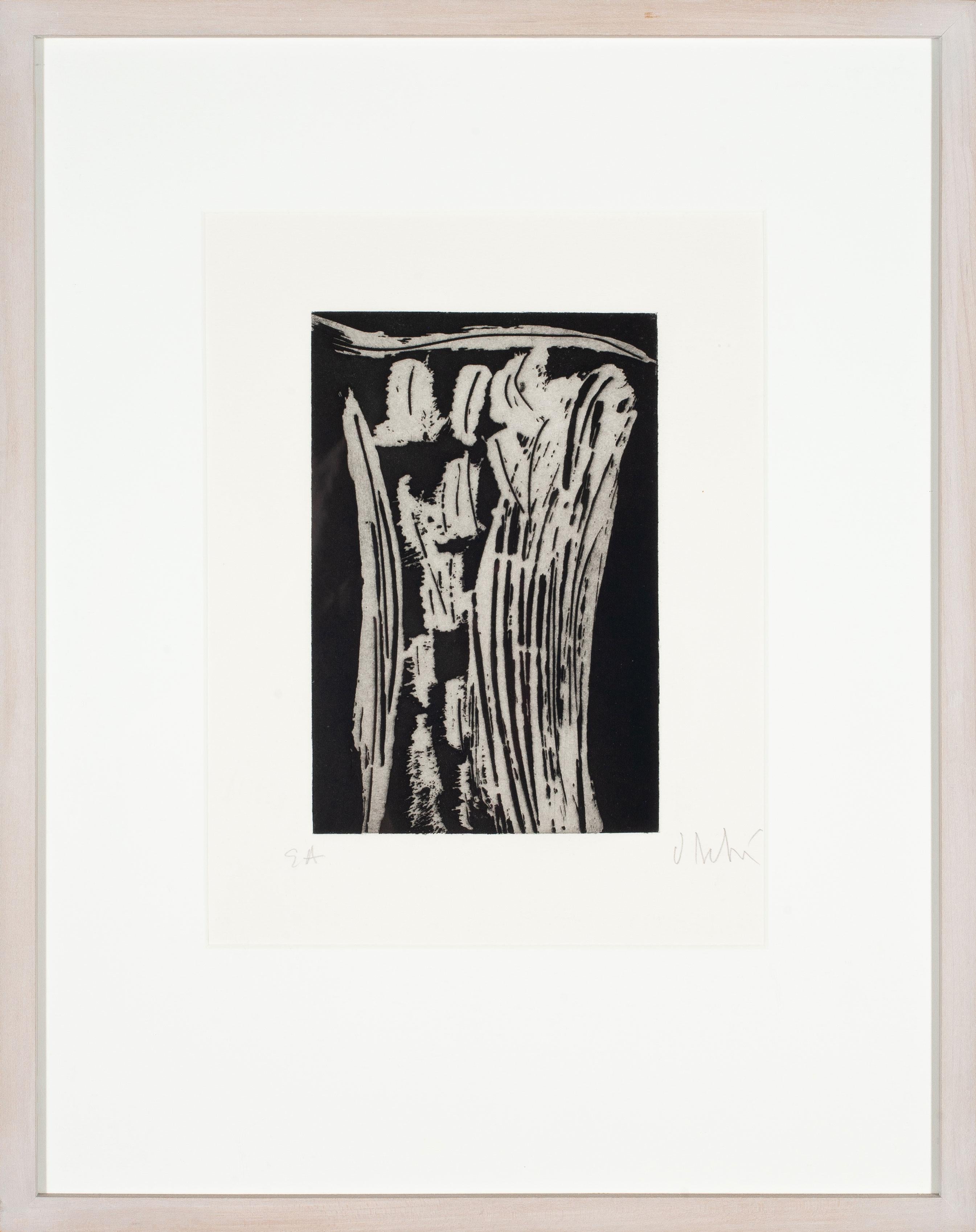 Olivier Debre Abstract Print - Signe personnage