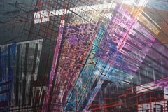 In all directions Abstraktes Gemlde  Pigmentierte Lackierung auf Holz 86x113cm