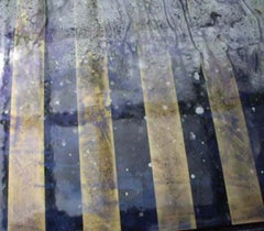 "Prima età" astratto vernice spray pigmenti su  Wood 150x100cm