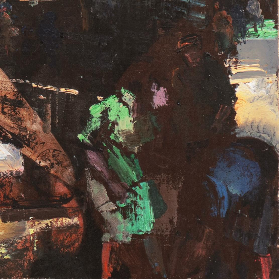 Signed upper left, 'O. Foss' for Olivier Foss (French, 1920-2002) and painted circa 1945.

Born in Hanover, Germany, Olivier Foss first studied art in Berlin and, subsequently, in Paris, at the Lycee Pasteur and Lycee Janson de Sailly. This was
