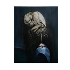 Oil on canvas portrait painting of a woman called Gertrude