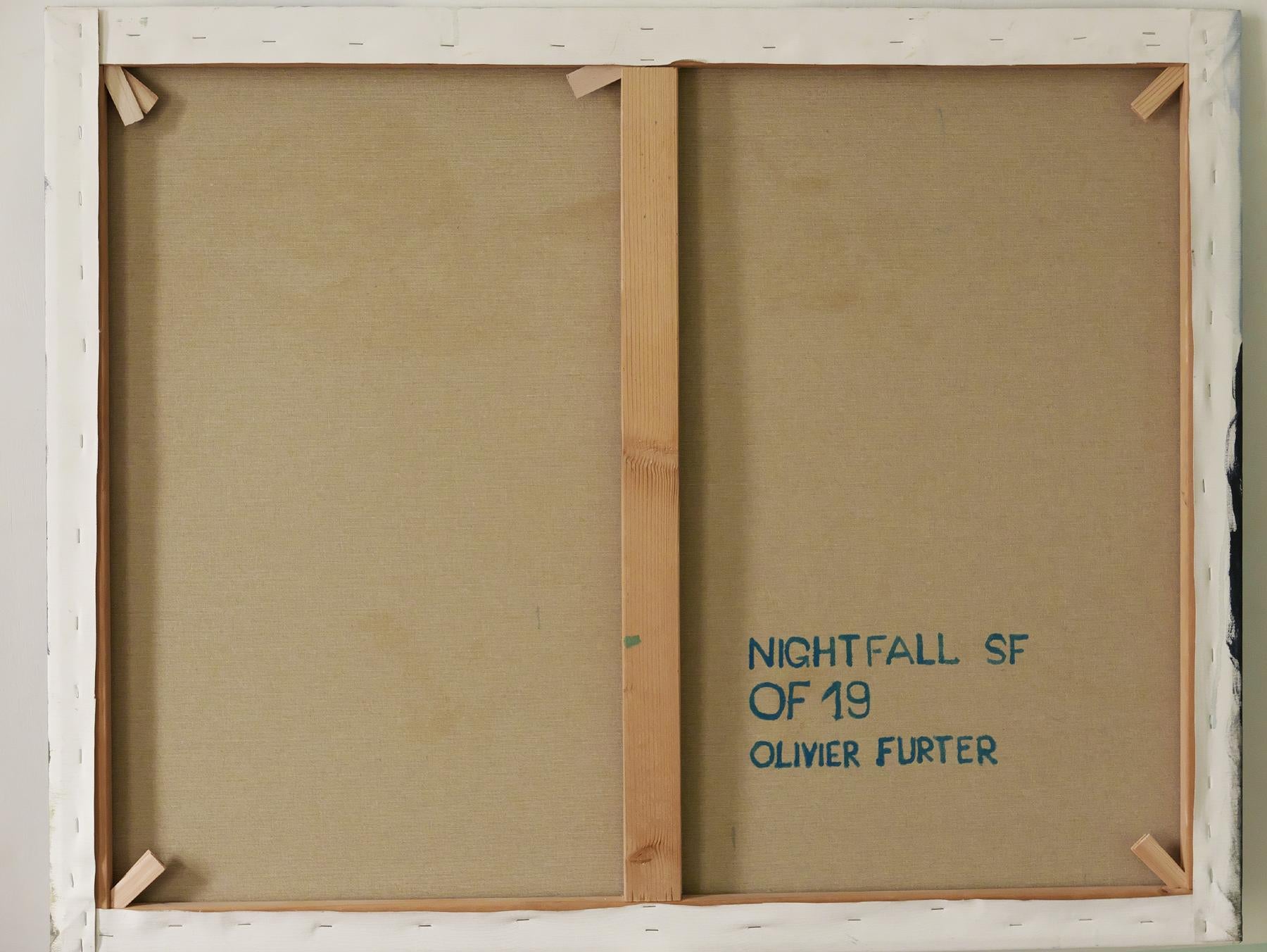 Arte contemporanea svizzera di Olivier Furter - Nightfall SF in vendita 1