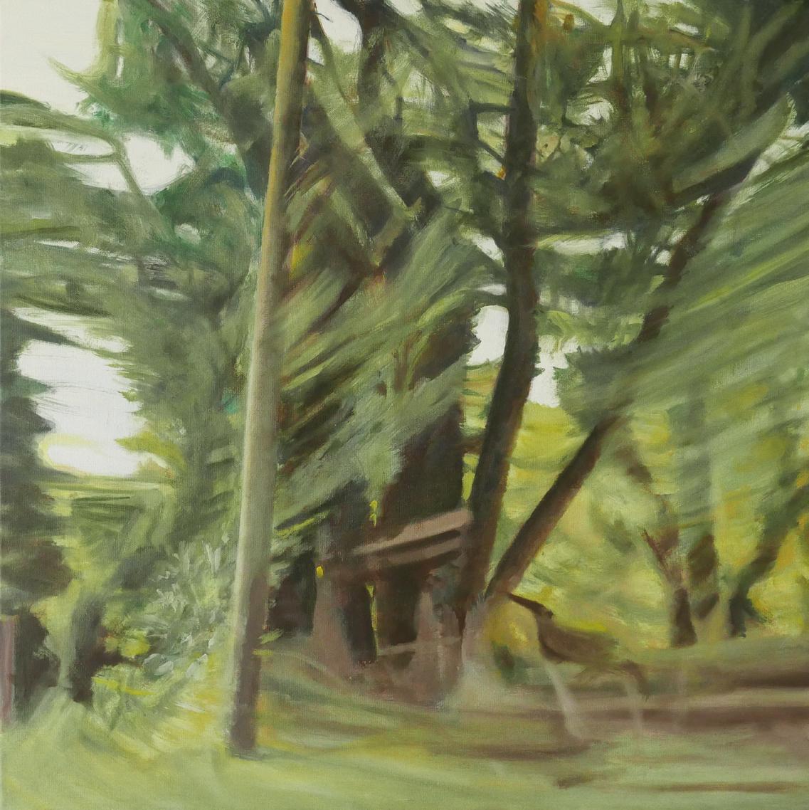 Oil on linen canvas - 64.3 x 64.3 x 3.4 cm