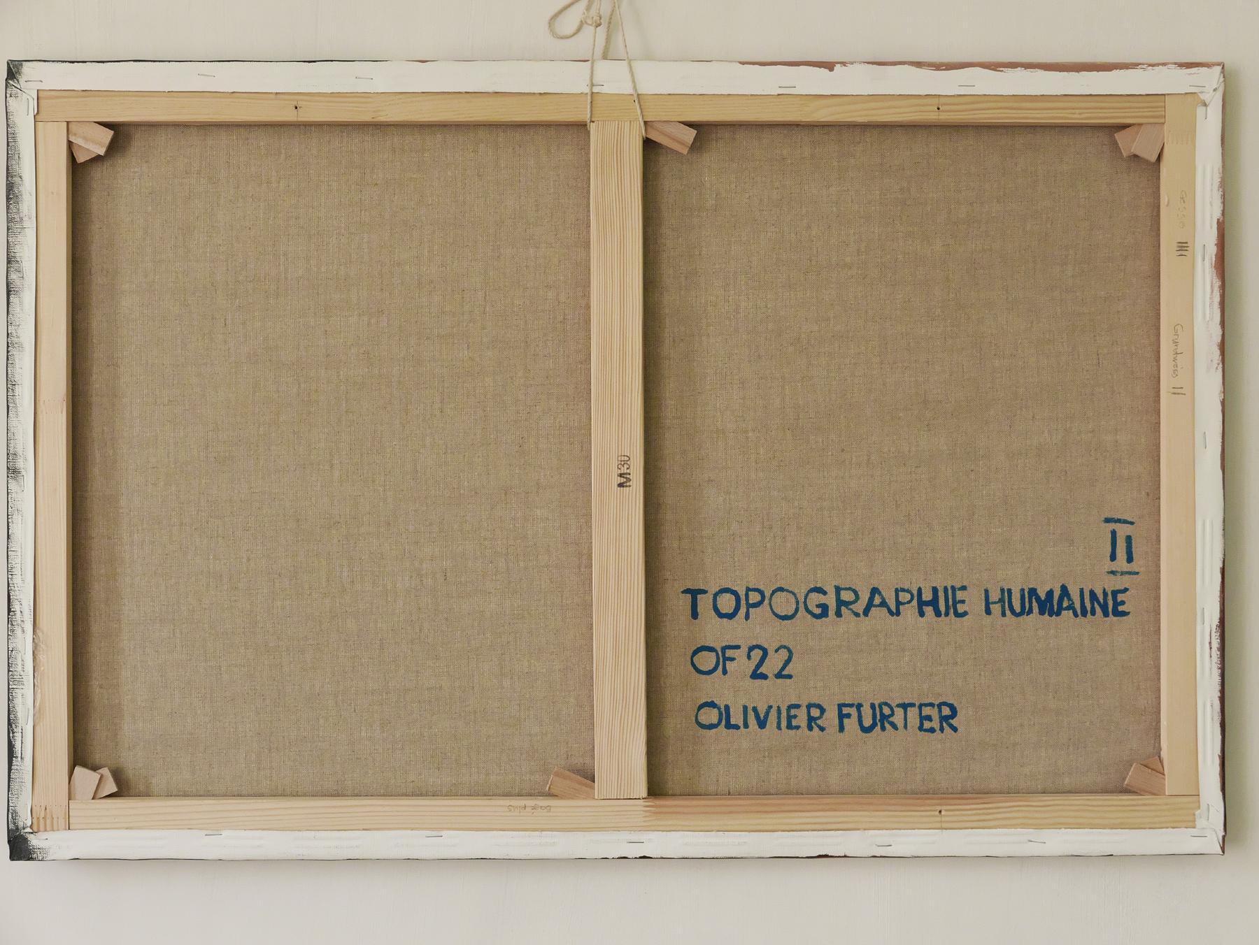 Arte contemporanea svizzera di Olivier Furter - Topographie Humaine II in vendita 2