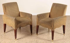 Olivier Gagnère Striped Armchairs