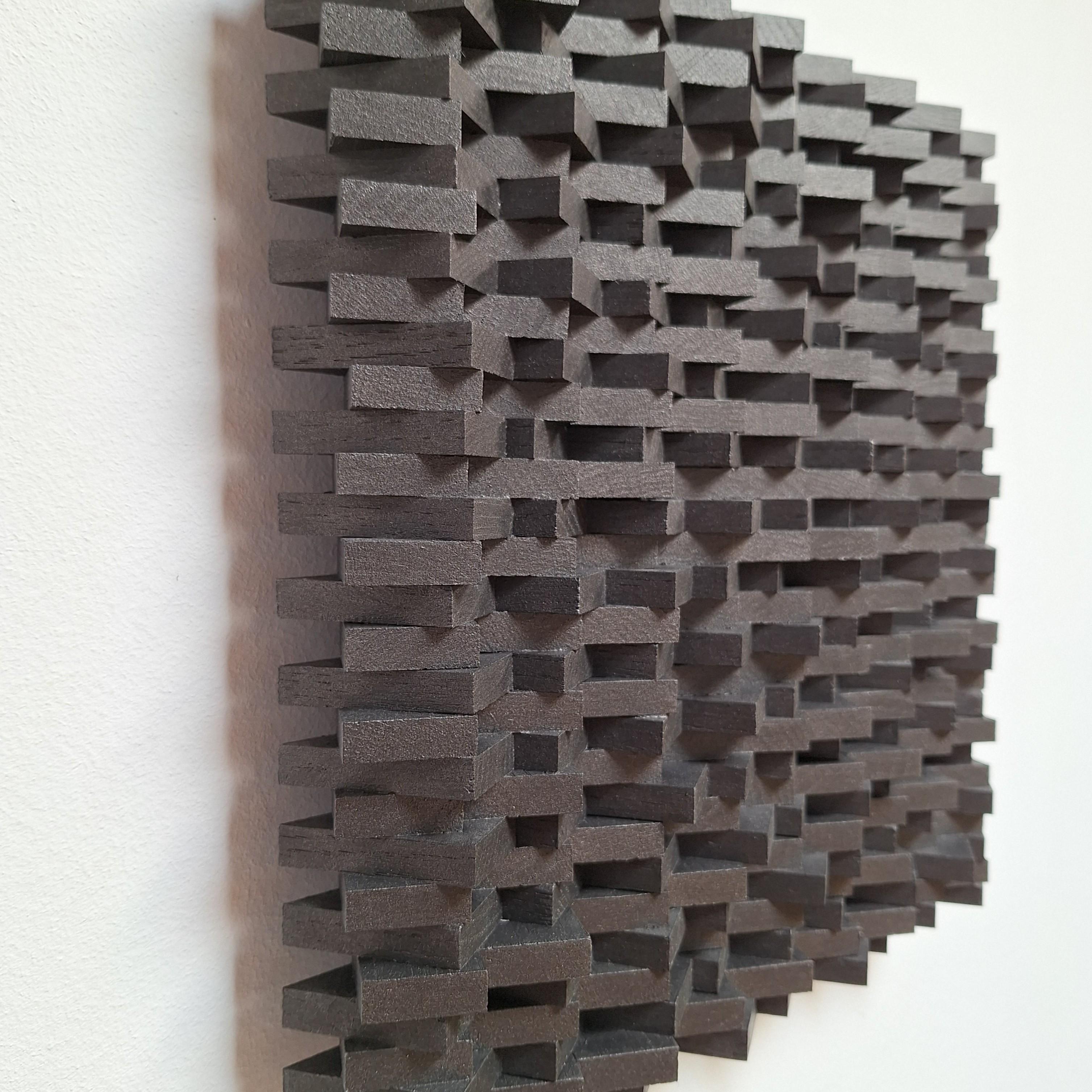 Lignes brisées - geometrische zeitgenössische moderne Malerei Relief (Zeitgenössisch), Sculpture, von Olivier Julia