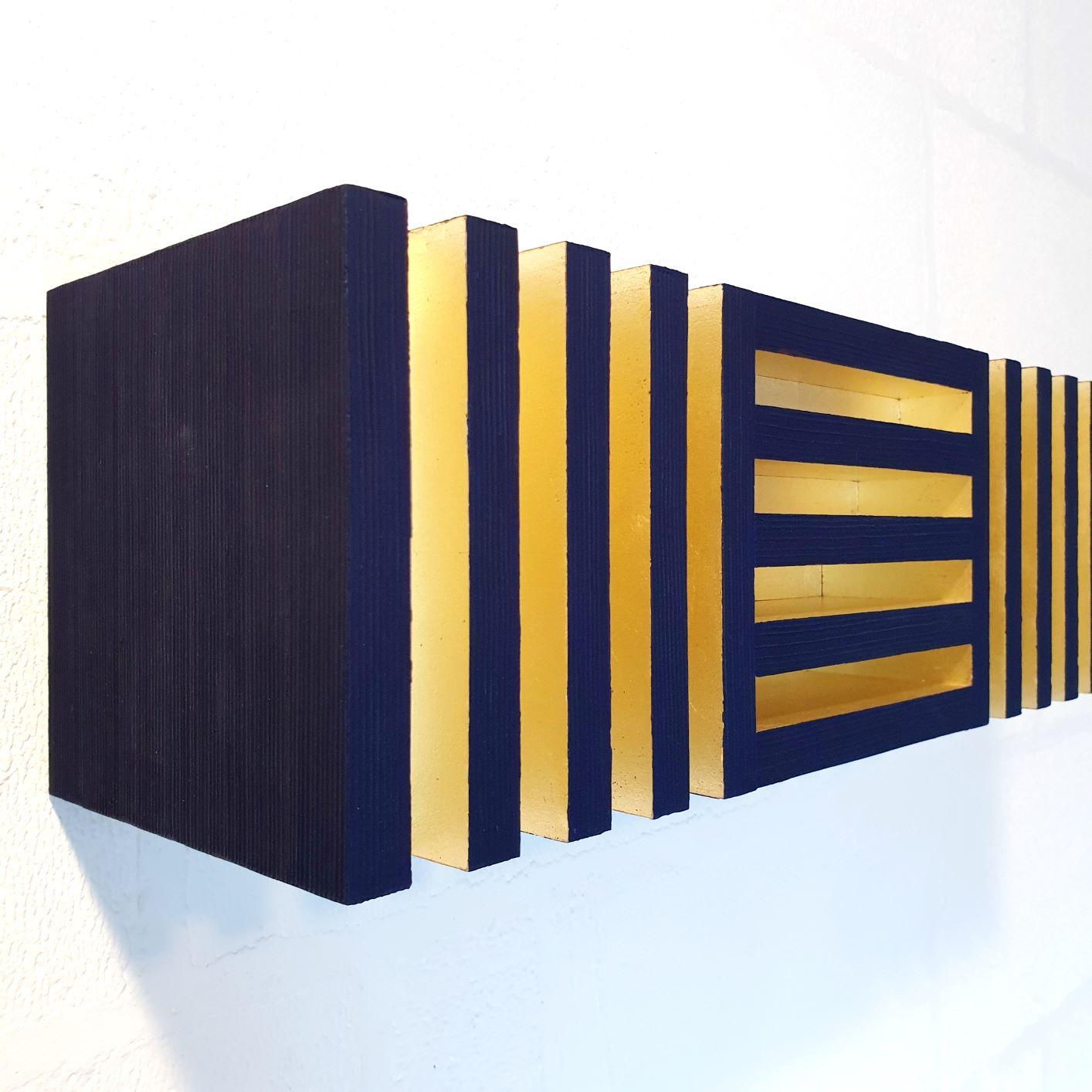 Luminosité changeante II - scultura moderna contemporanea pittura rilievo - Sculpture Astrattismo geometrico di Olivier Julia