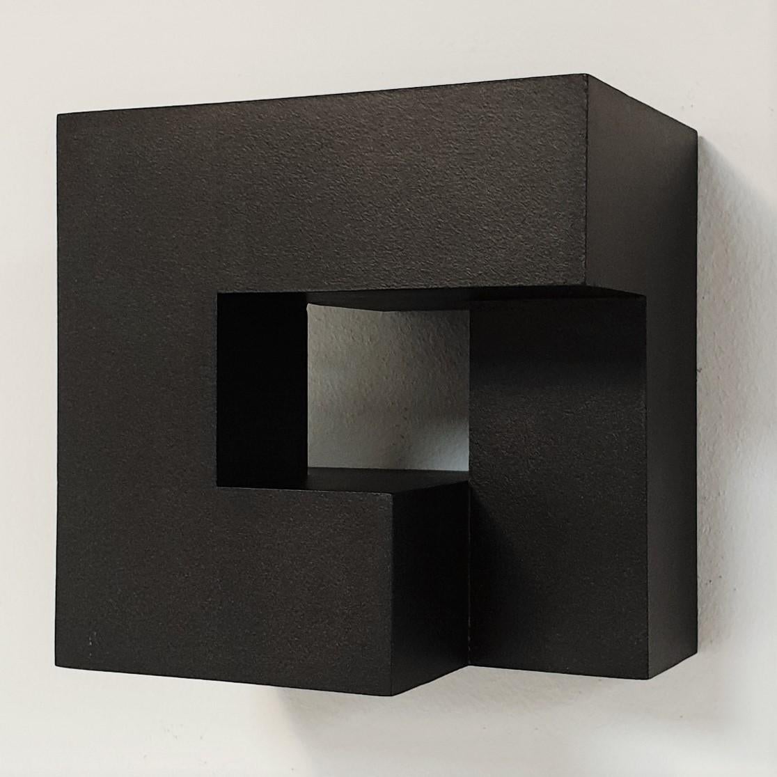Olivier Julia Abstract Painting - Carré architectural II no. 5/15 - contemporary modern abstract wall sculpture