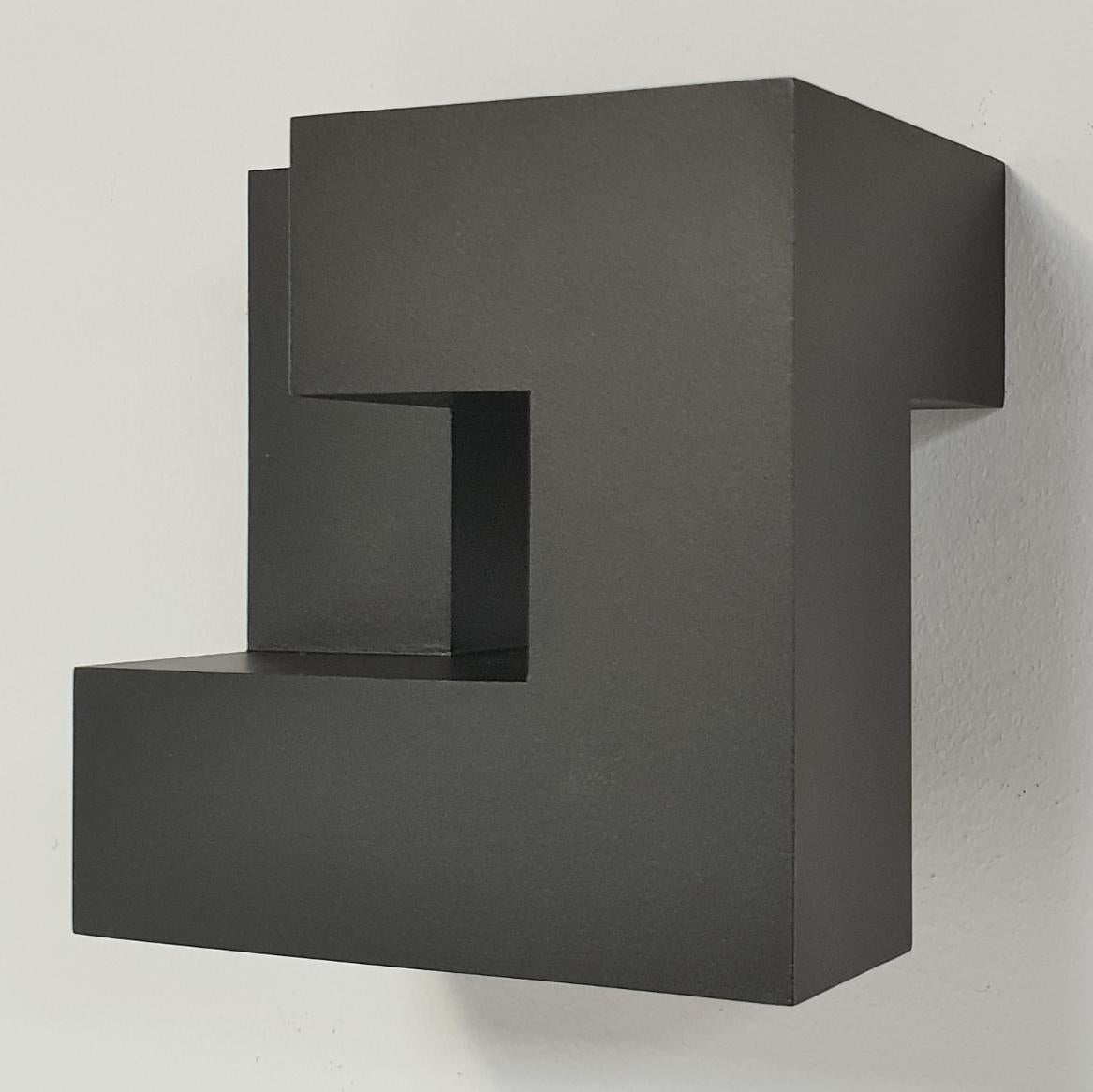 Olivier Julia Abstract Painting - Carré architectural III no. 3/15 - contemporary modern abstract wall sculpture