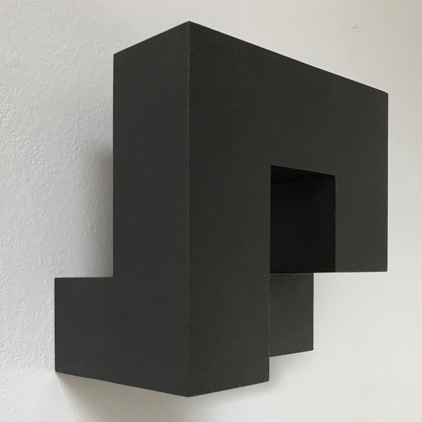 Carré architectural IV no. 5/15 - contemporary modern abstract wall sculpture - Abstract Geometric Painting by Olivier Julia