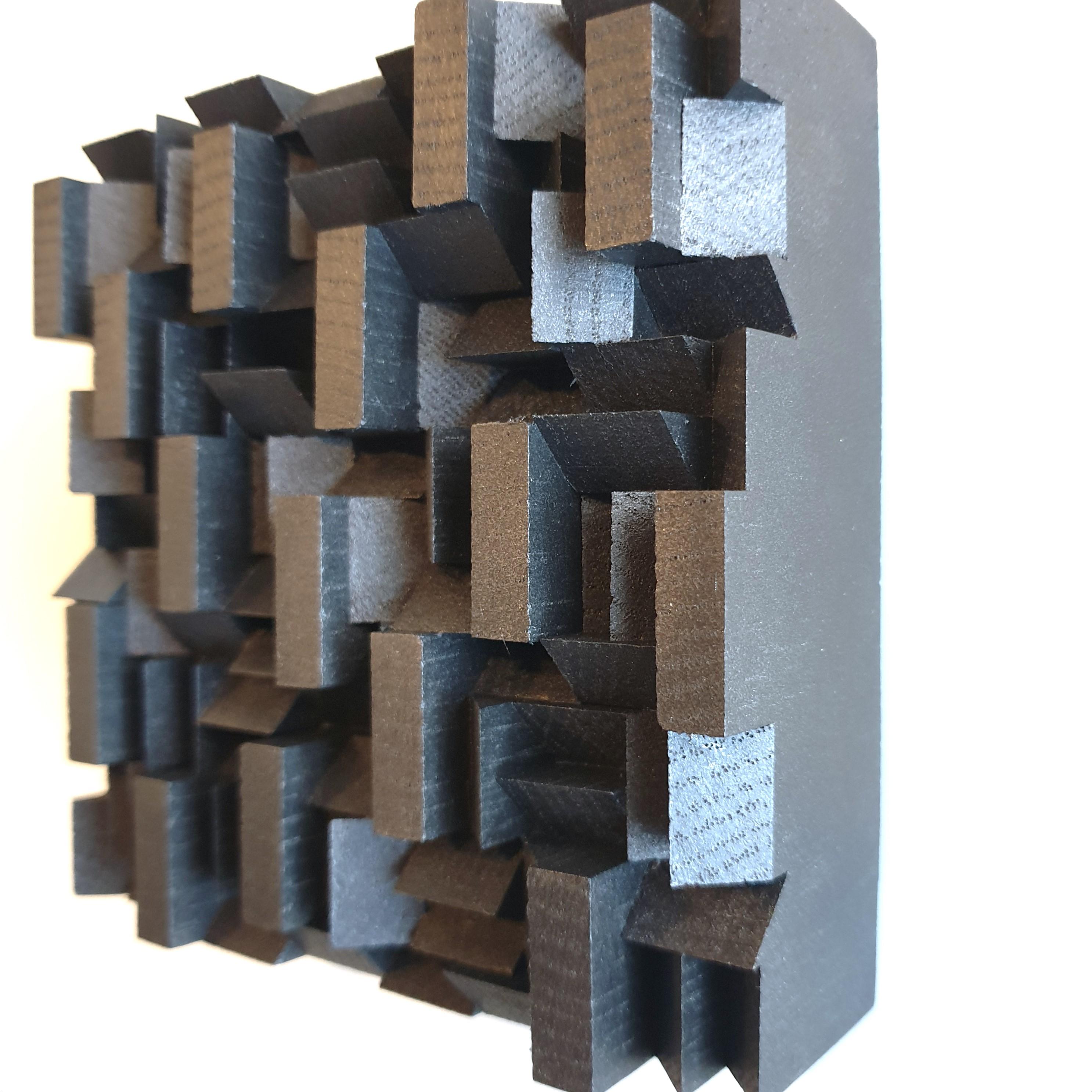 Variation triptyque I ed. 1/3 -  set of 3 contemporary modern wall sculptures 2
