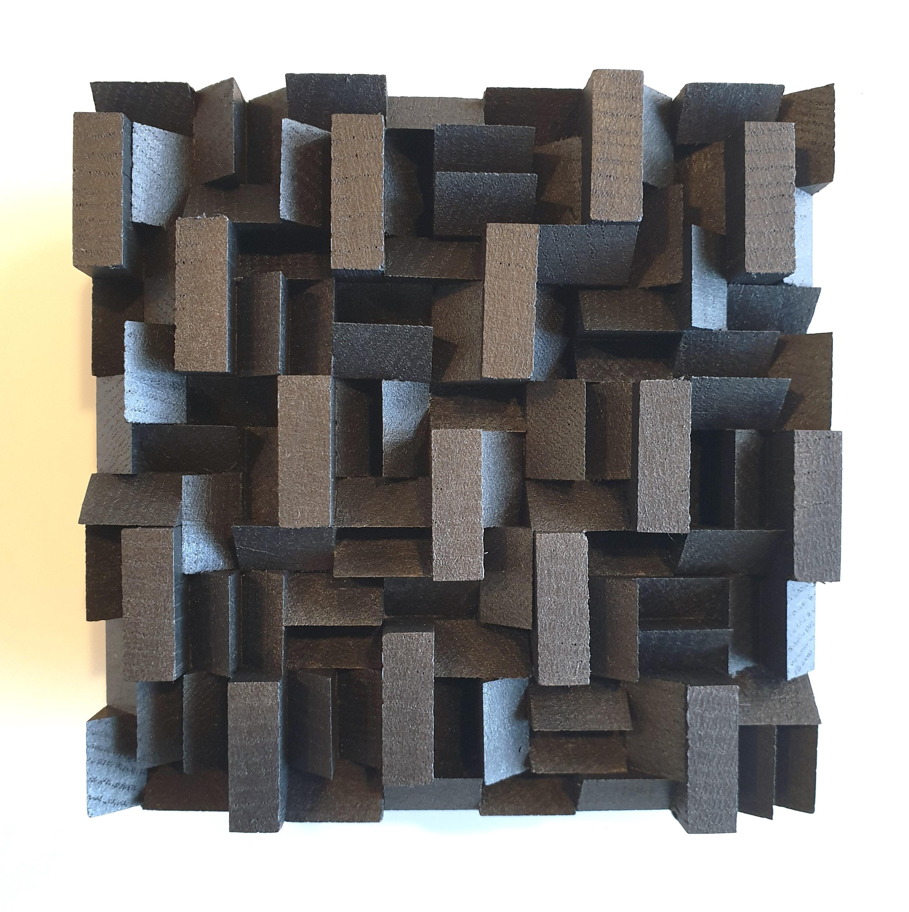 Variation triptyque I ed. 1/3 -  set of 3 contemporary modern wall sculptures For Sale 3