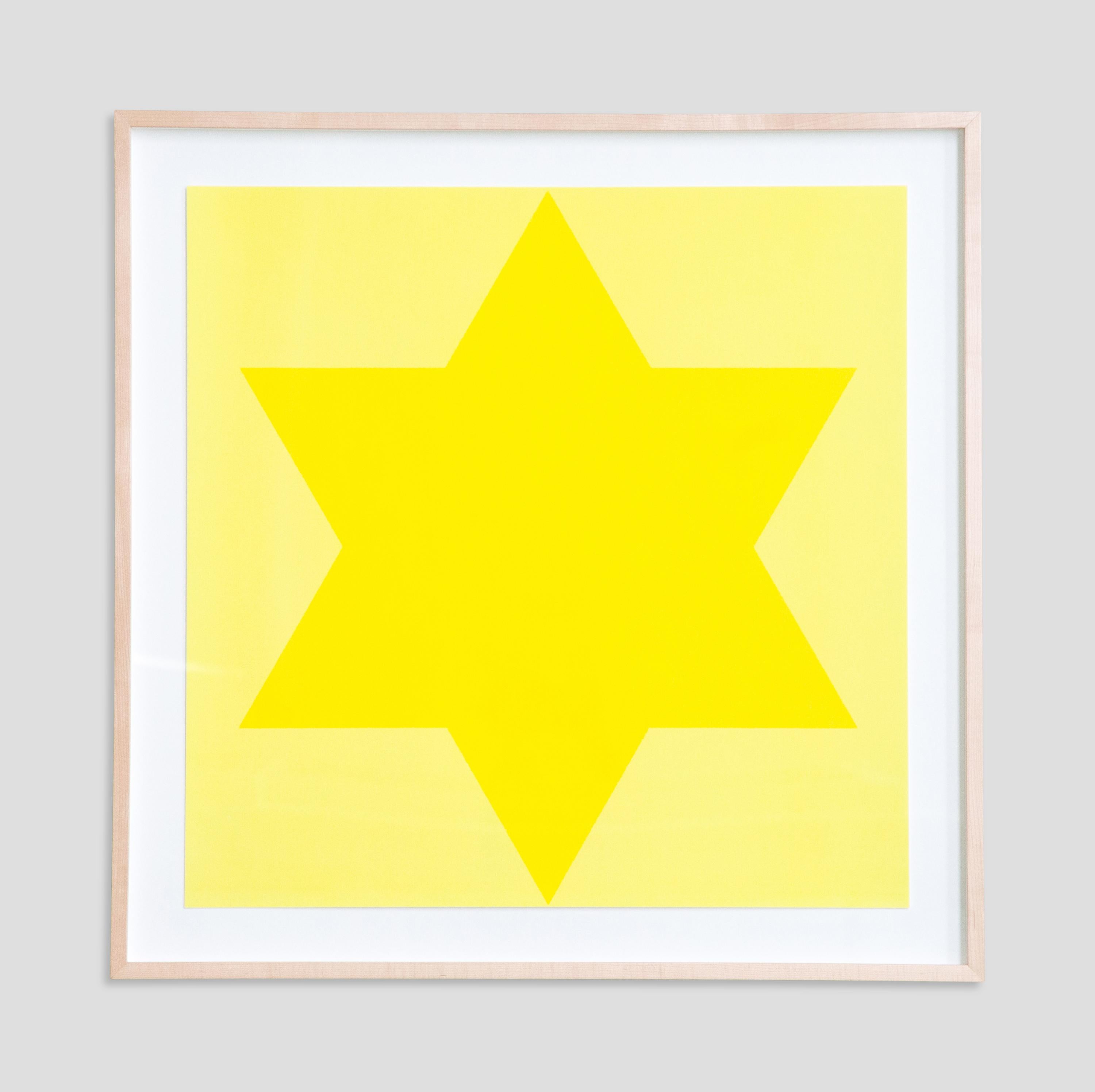 Olivier Mosset Print - Yellow Star