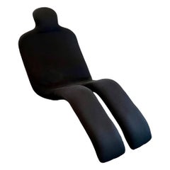 Olivier Mourgue Bouloum Fabric Lounge Chair, 1970s France