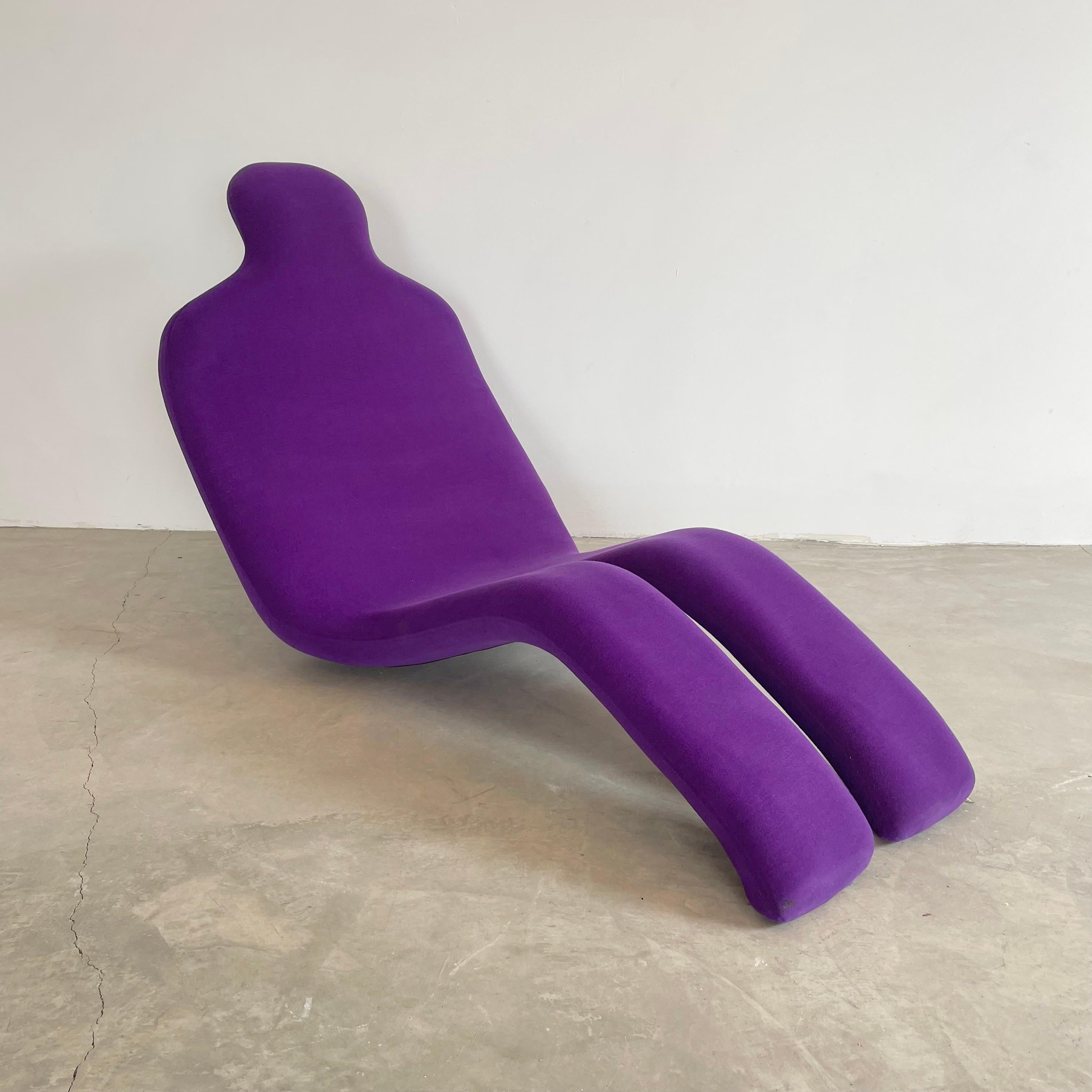 Olivier Mourgue Bouloum Fabric Lounge Chair by Arconas, 2001, Canada 4