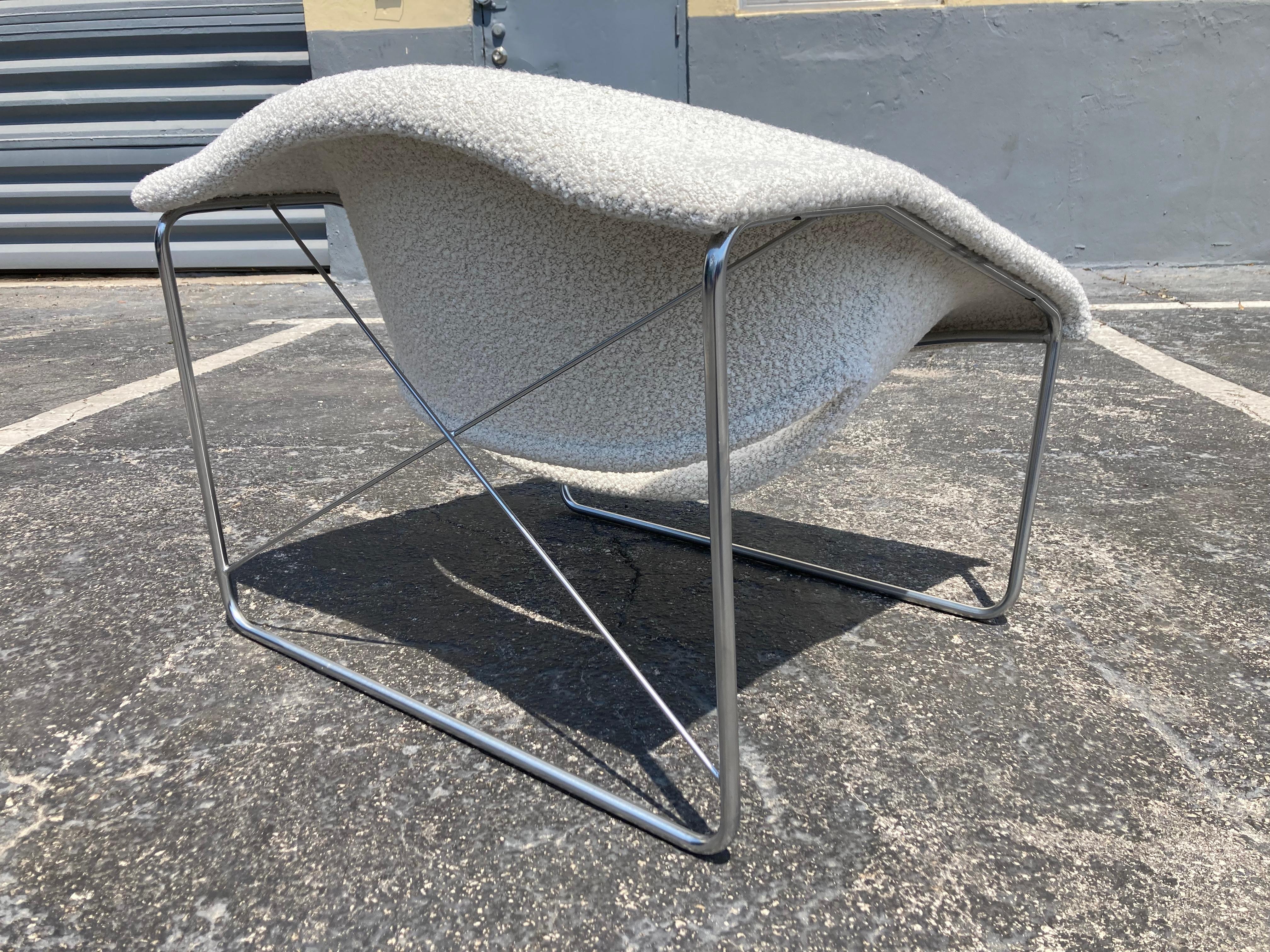 Mid-20th Century Olivier Mourgue Chair by Airborne International, France For Sale